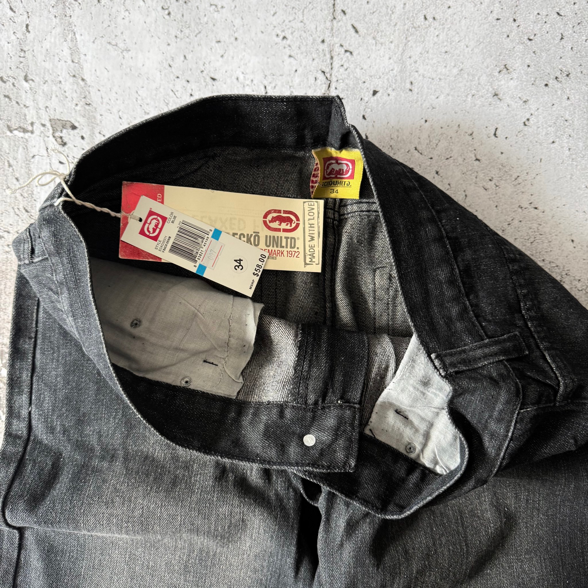 Ecko Unltd 2000s Vintage Graffiti Loose Fit Jeans, миниатюра 6