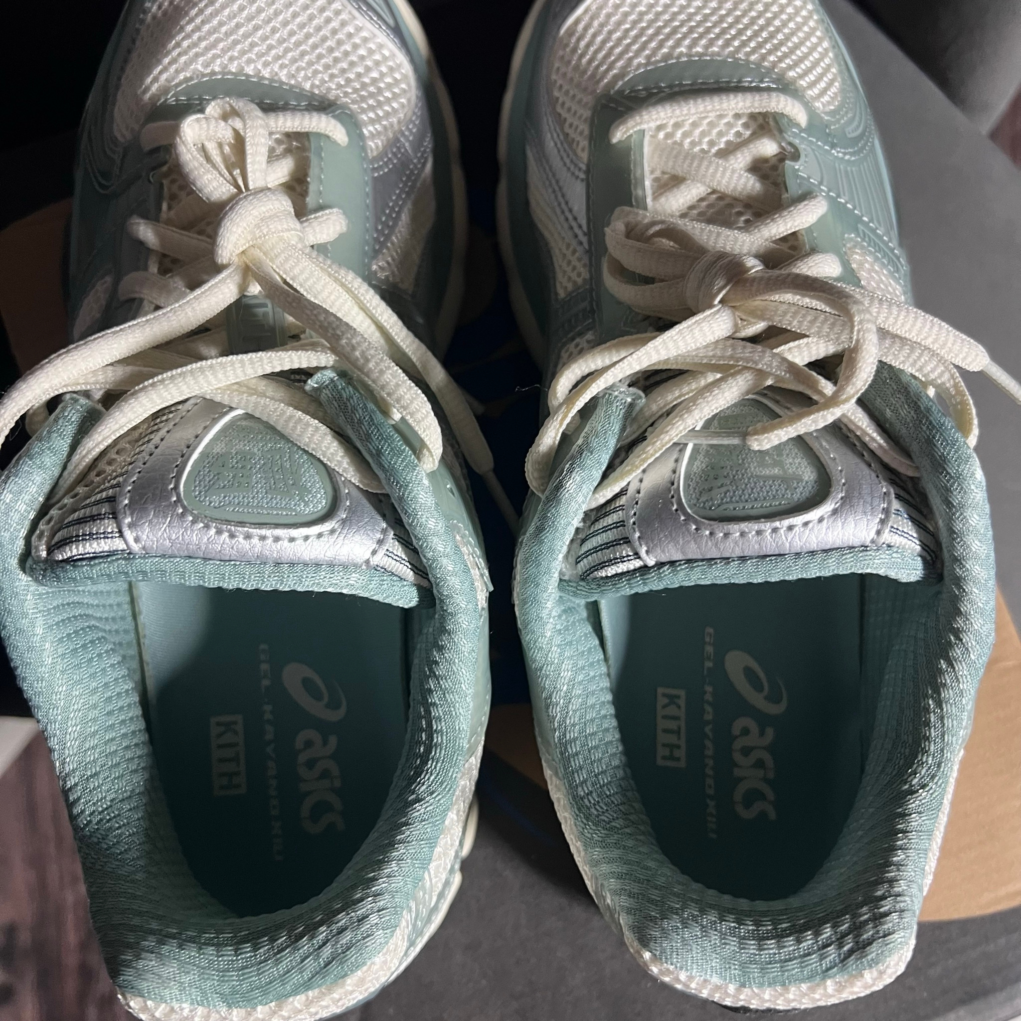 Asics x Kith Gel Kayano 12.1 Cream Sage, миниатюра 8