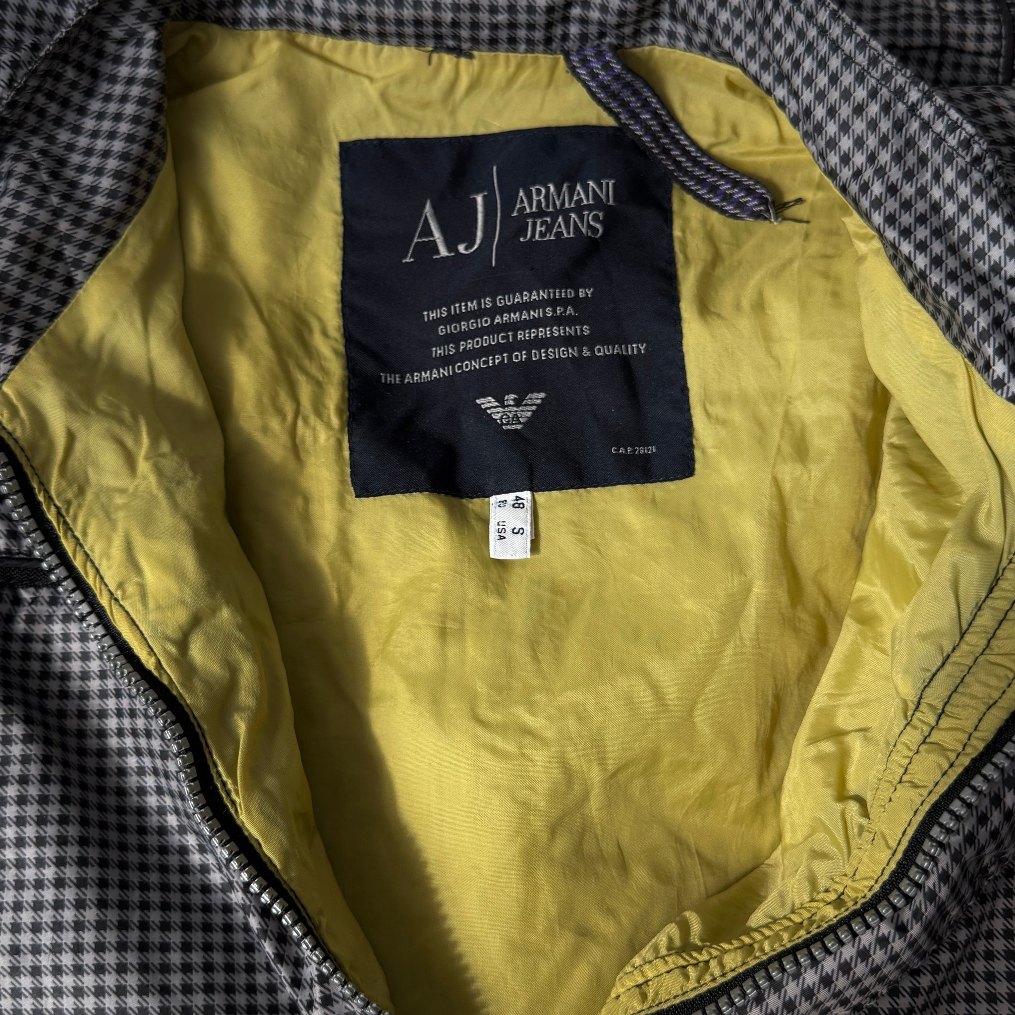 ARMANI 2000s Vintage Archival Nylon Jacket, миниатюра 3