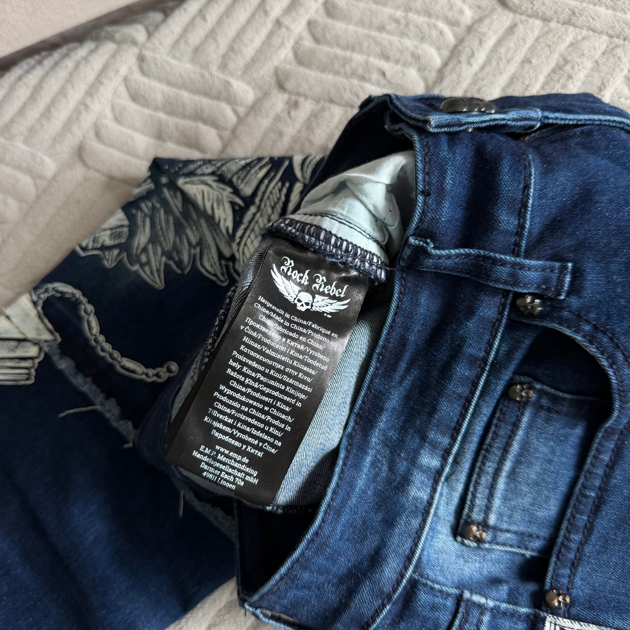 Rock Rebel Y2k Jeans Bootcut, миниатюра 13