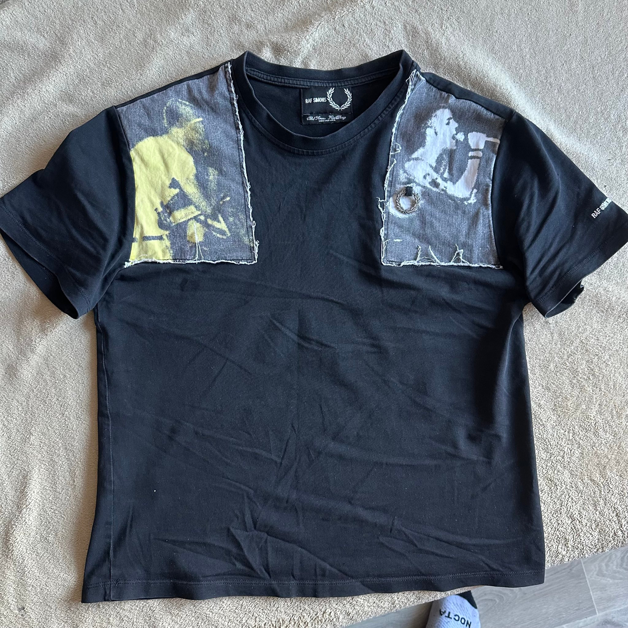 Fred Perry x Raf Simons Printed Panel T-Shirt, миниатюра 1