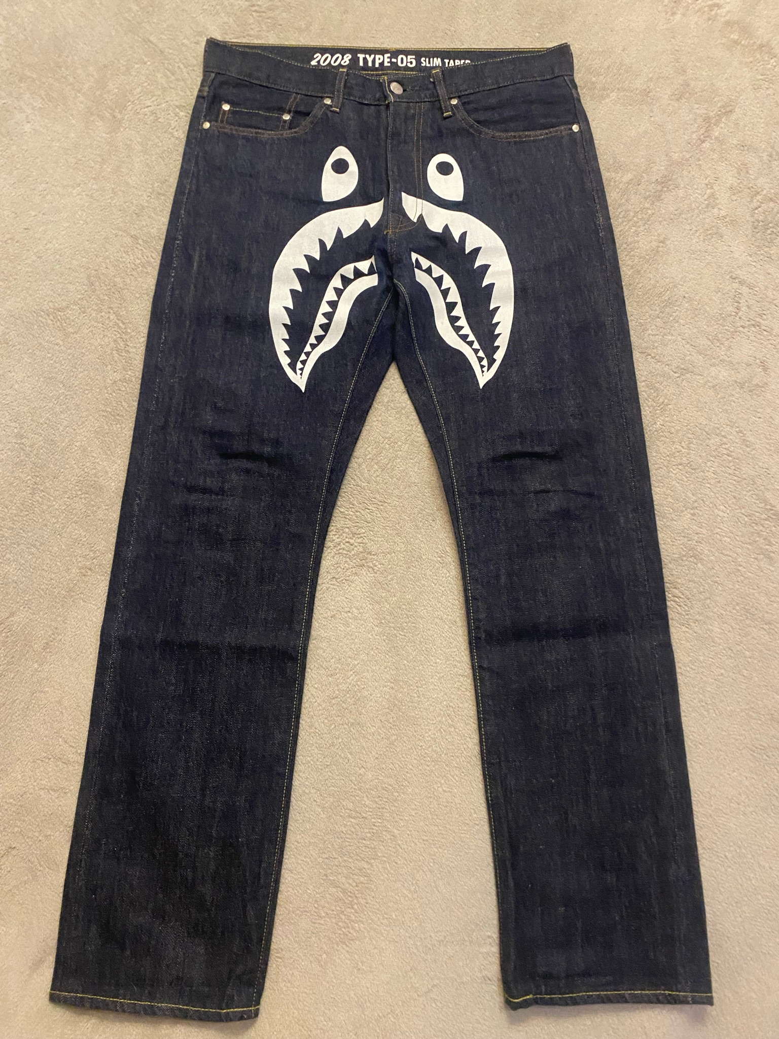 Bape Jeans Type-05 Slim Taper 2008, миниатюра 1