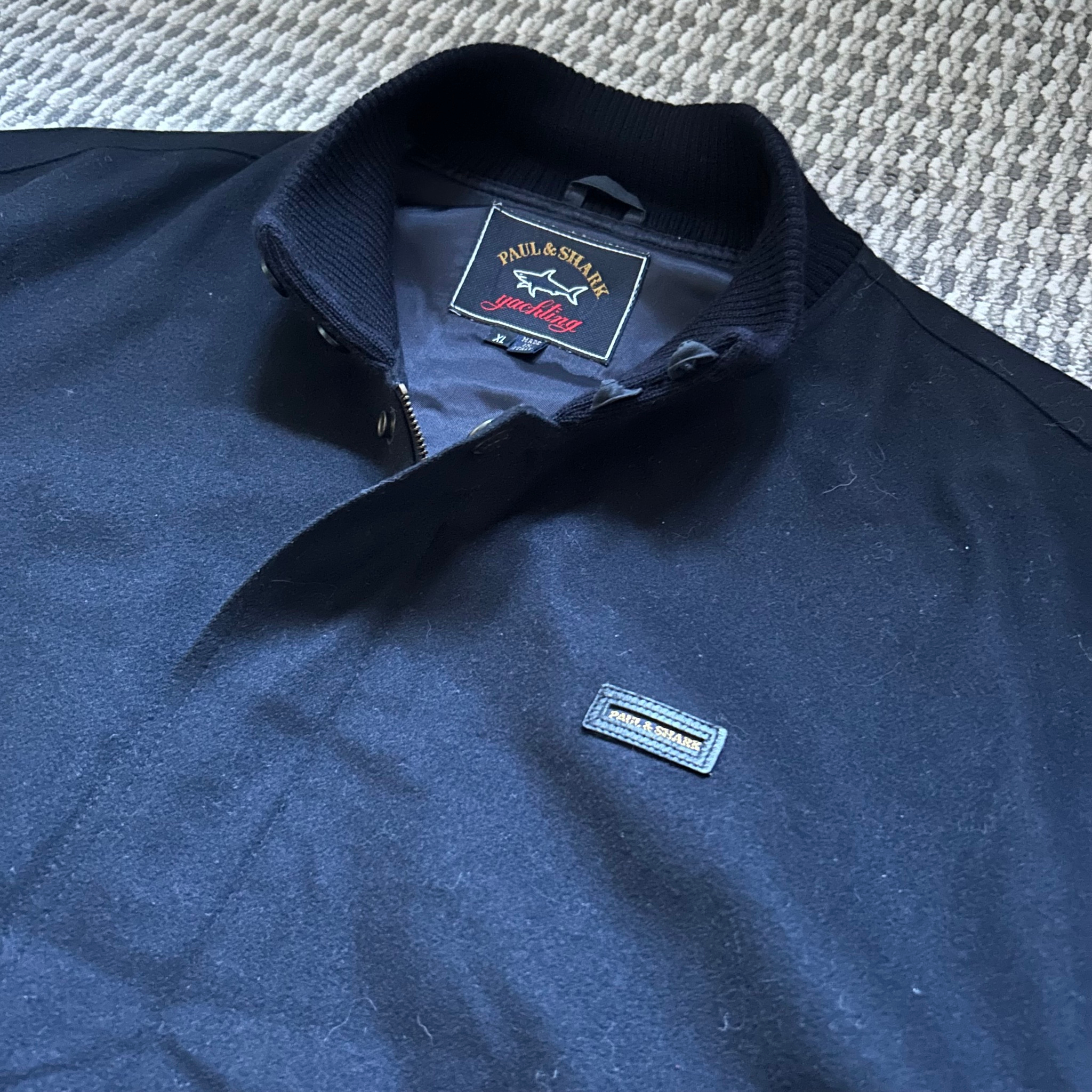 Paul & Shark Wool Bomber Made in Italy Vintage, миниатюра 2