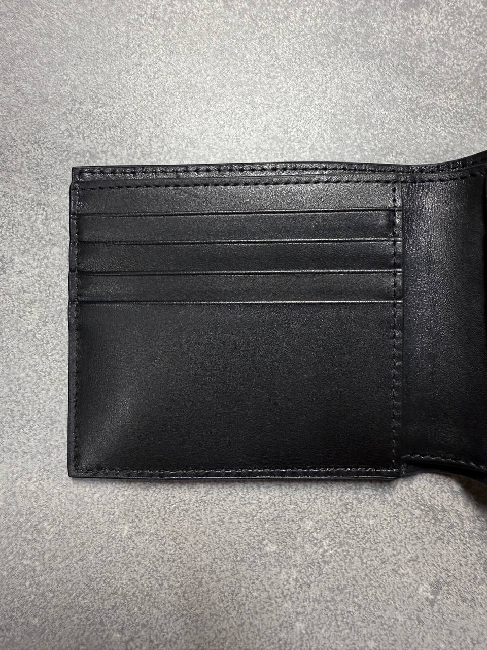 Enfants Riches Deprimes Ostrich Leather Black Wallet, миниатюра 4