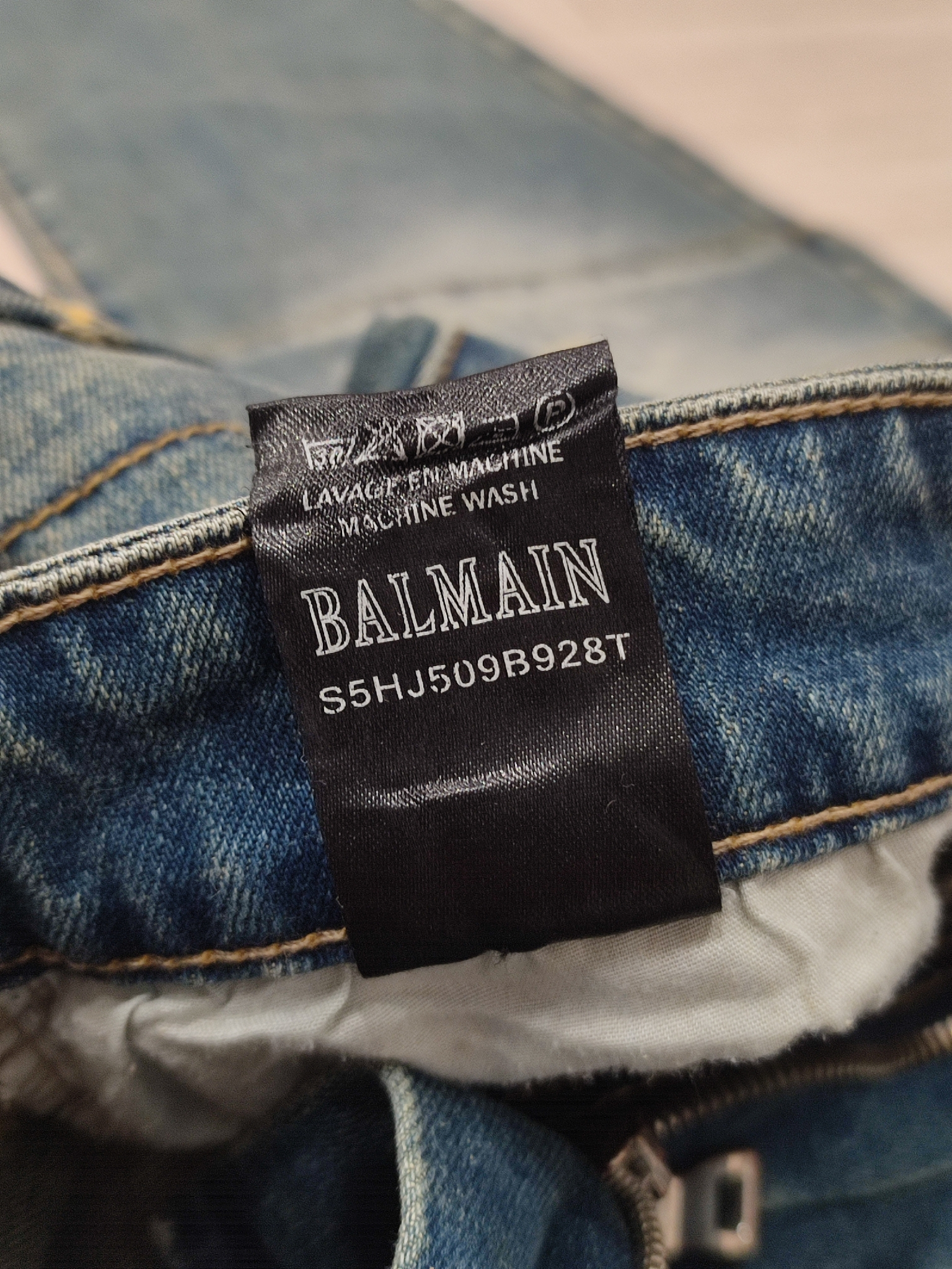 Balmain Biker Jeans Vintage, миниатюра 7