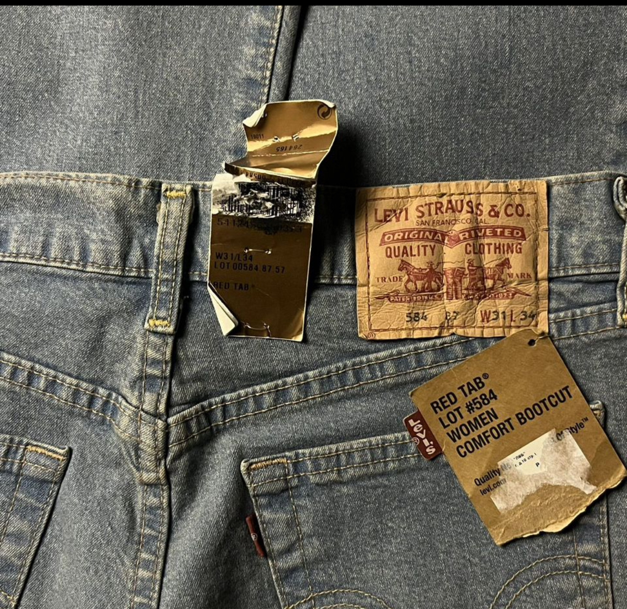 Levi's  Bootcut 584 Sleaze Джинсы, миниатюра 7