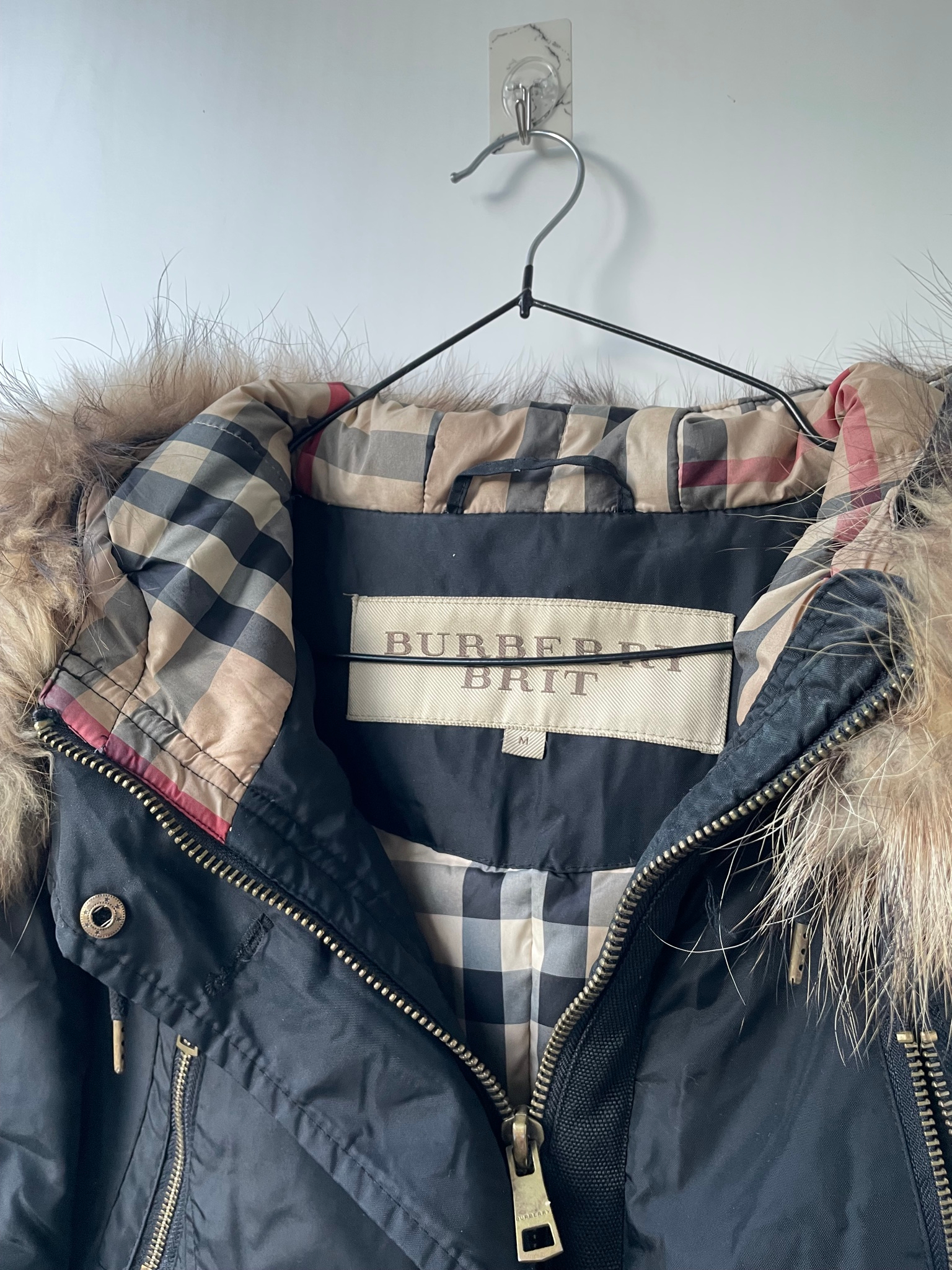 Burberry Brit Женская парка аляска, миниатюра 3