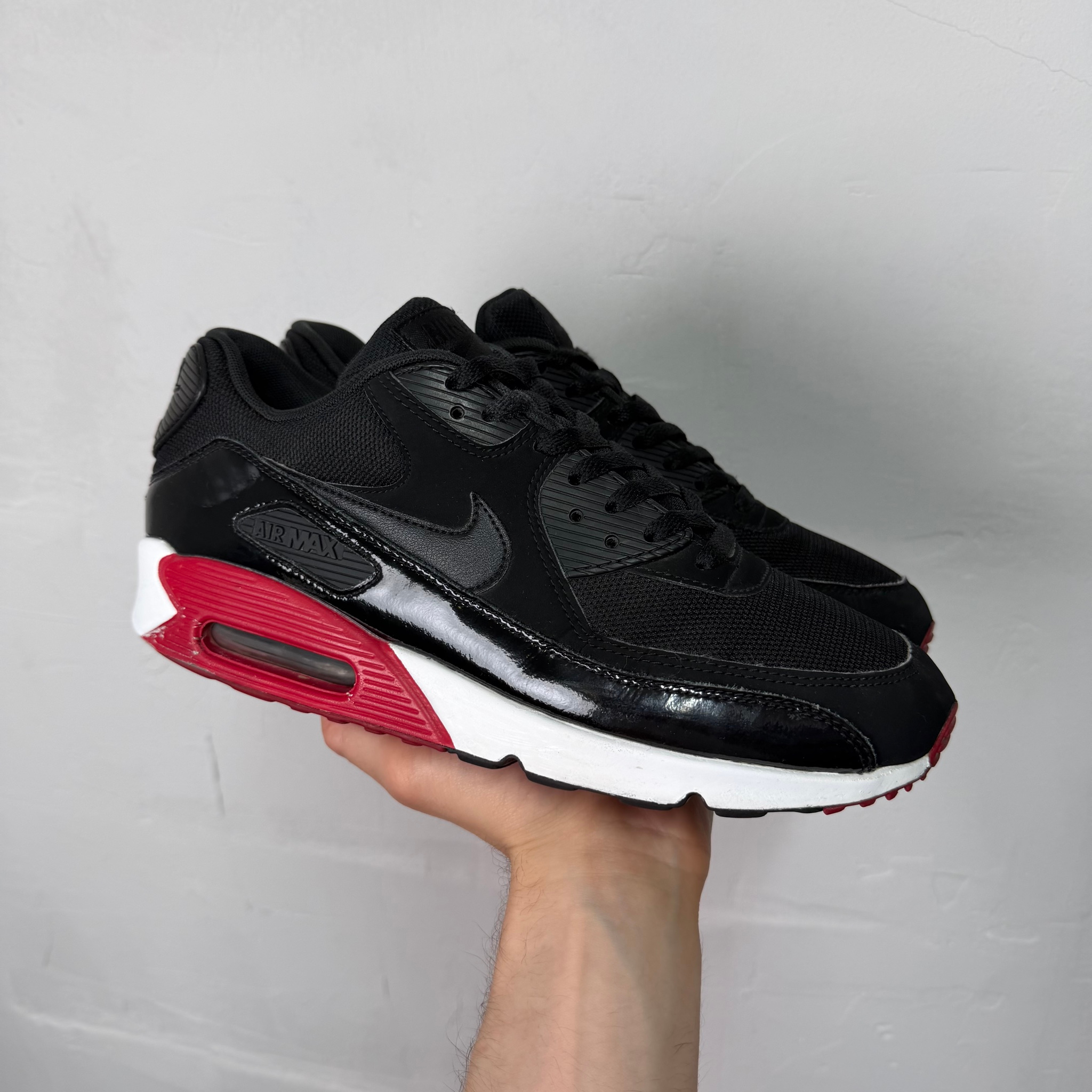 Nike Air Max 90 Black Red, миниатюра 1