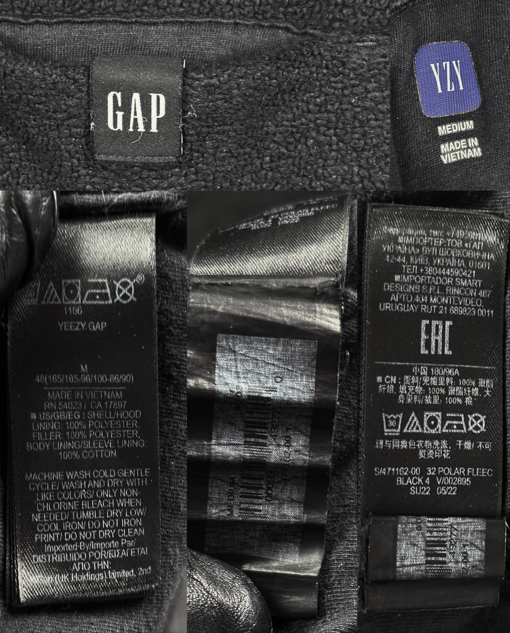 Yeezy x Gap x Balenciaga Polar Fleece Hoodie, миниатюра 4