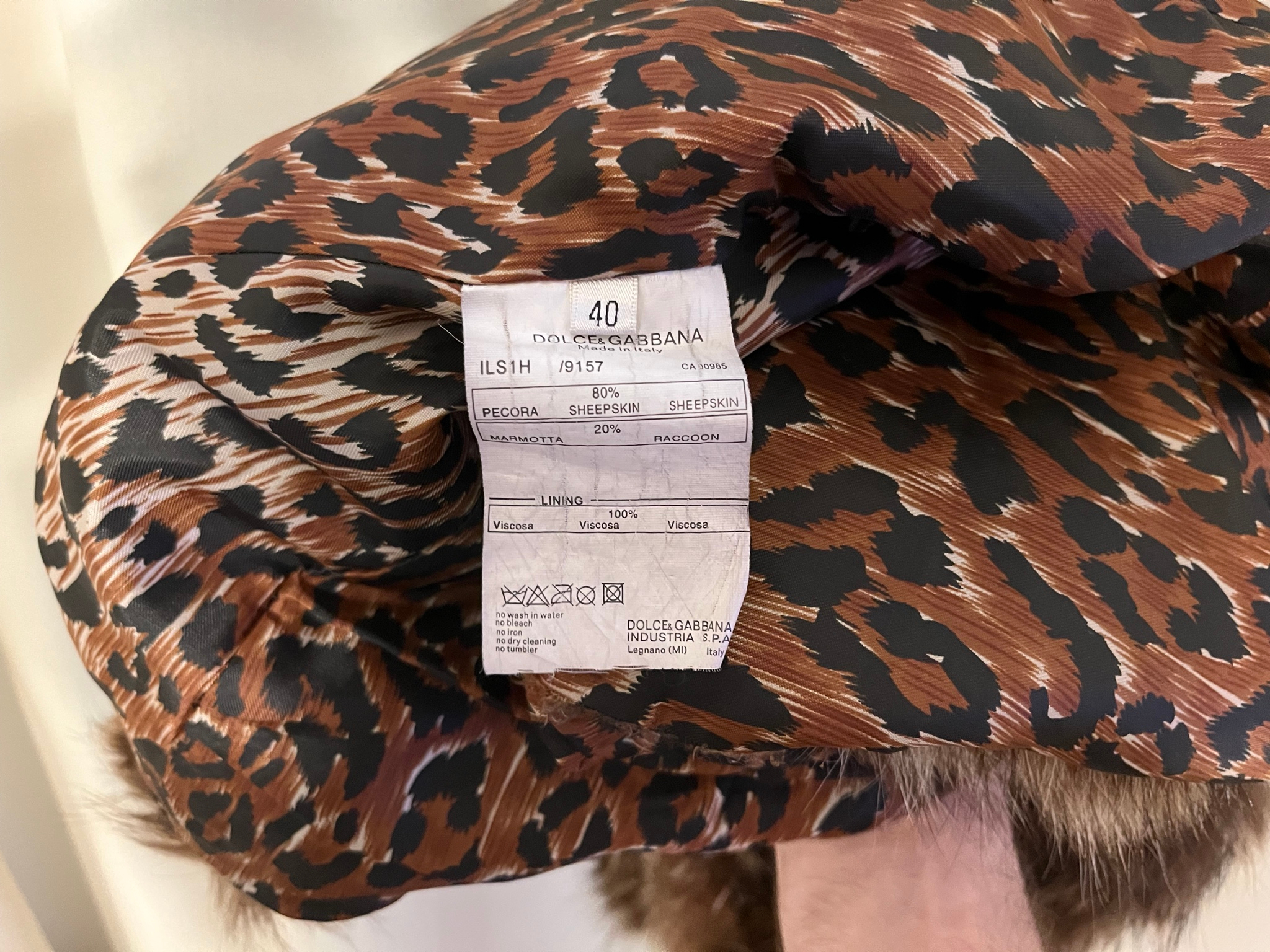 Dolce & Gabbana Fur/leather jacket, миниатюра 8