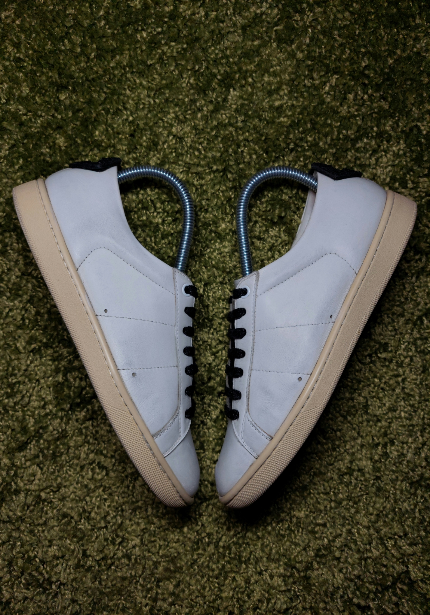 Saint Laurent Lips Leather Sneakers, миниатюра 8