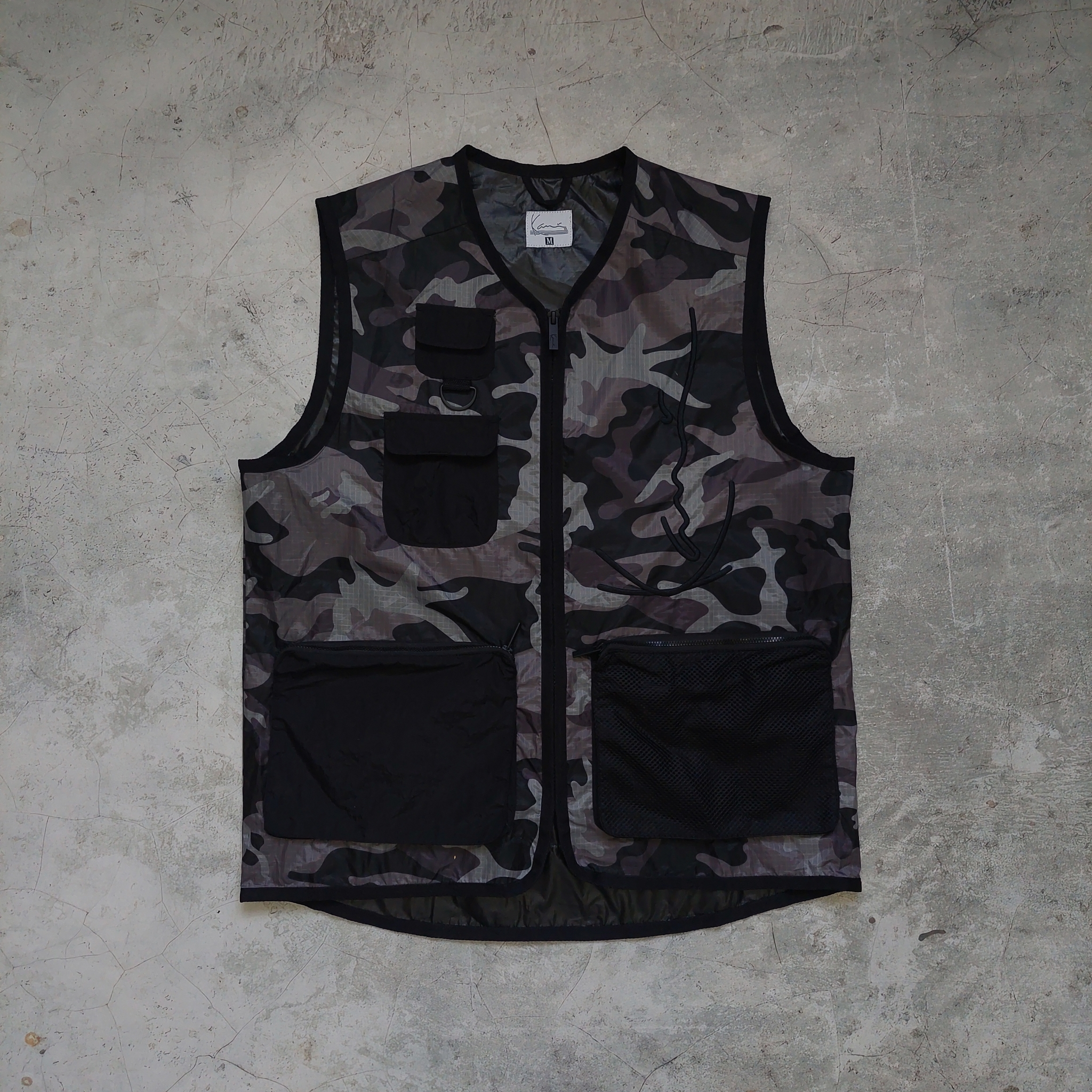 Karl Kani Signature Camo Utility Vest, миниатюра 1