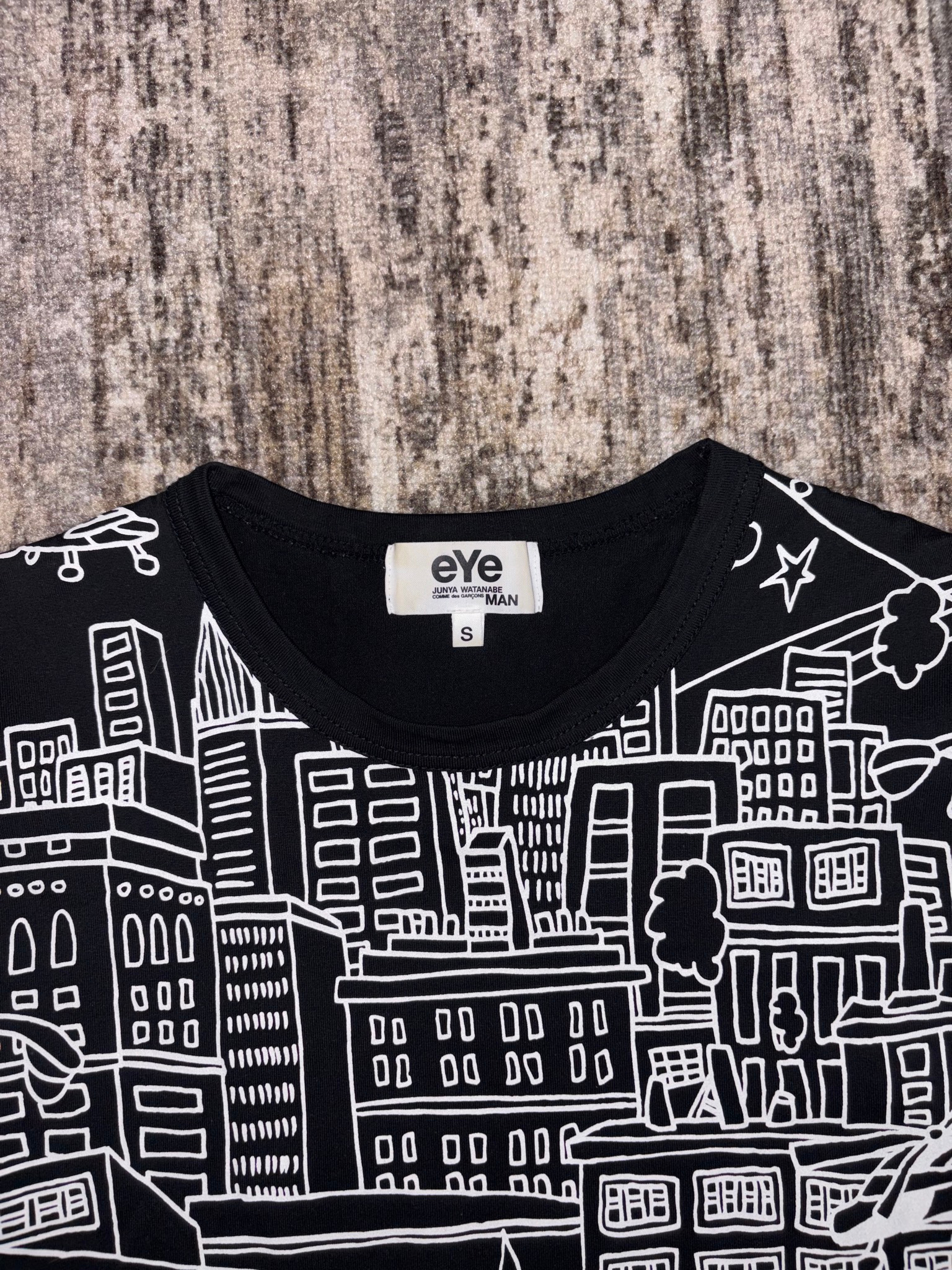 Junya Watanabe watanabe 2018ss City Series Comic T-shirt, миниатюра 3