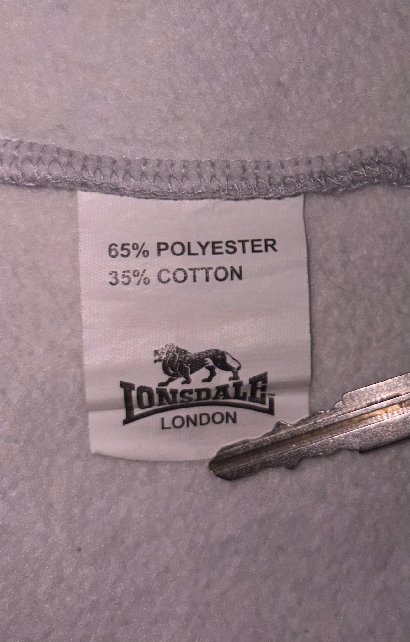 Lonsdale London Zip Hoodie Big Logo, миниатюра 5