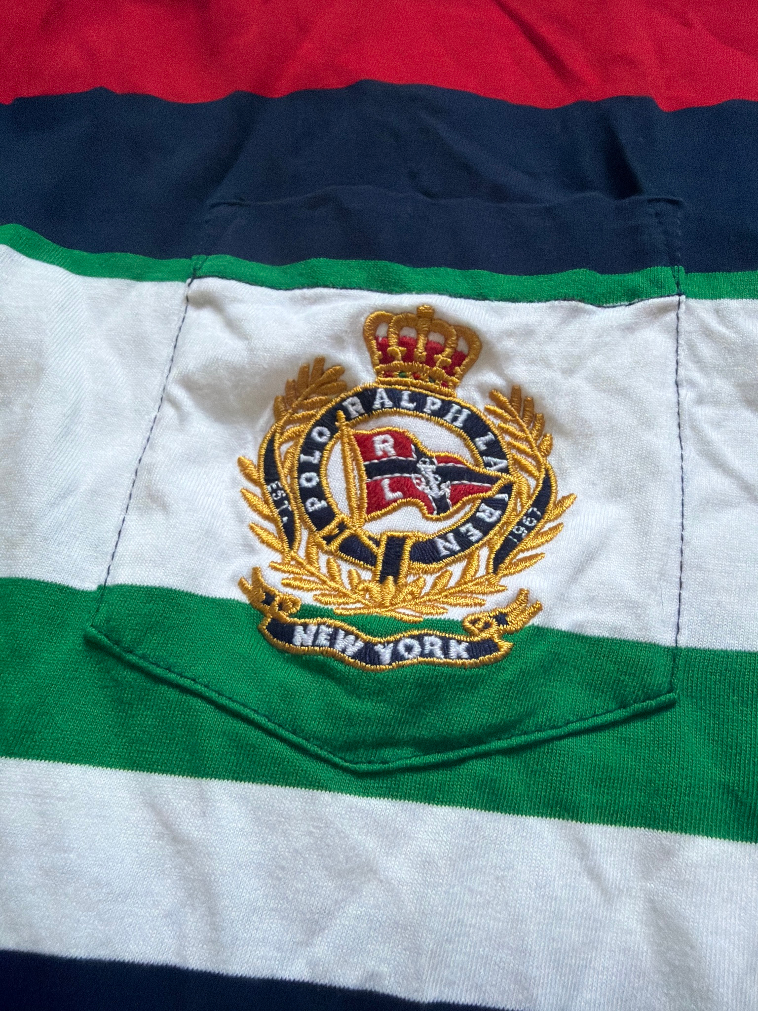 Polo Ralph Lauren Classic Fit Striped Pocket Tee, миниатюра 4