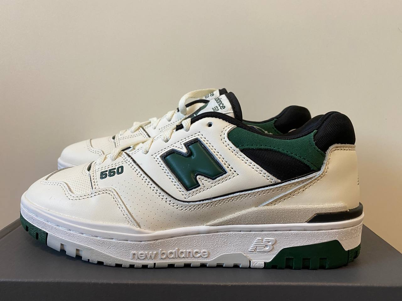 New balance 550 White/Green, миниатюра 10