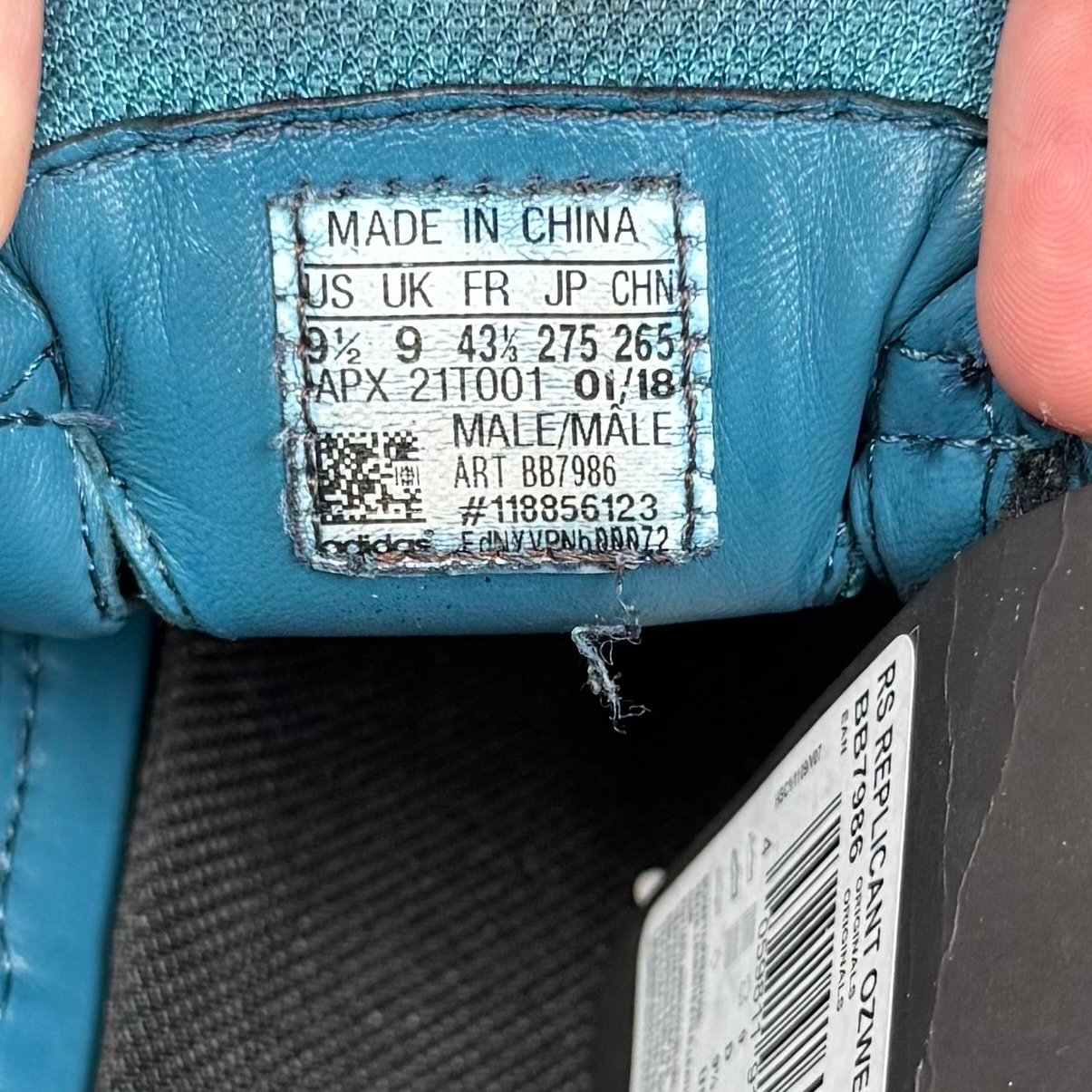 Raf Simons x Adidas Replicant Colonial Blue, миниатюра 5