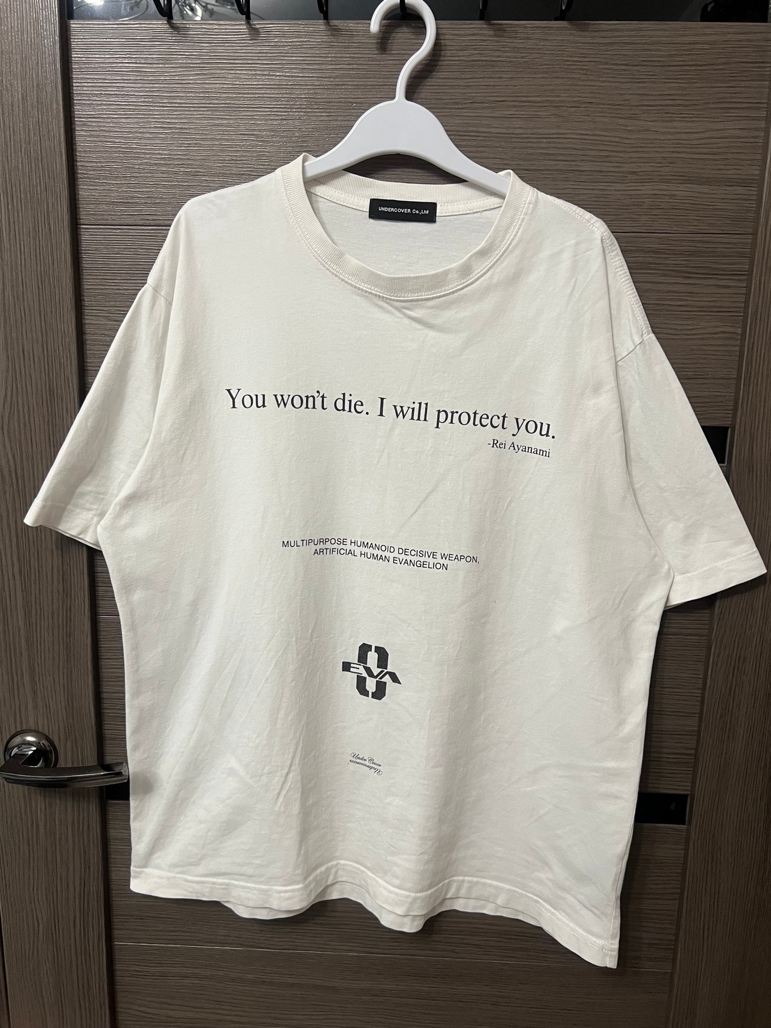 Undercover x Evangelion White T-Shirt, миниатюра 1