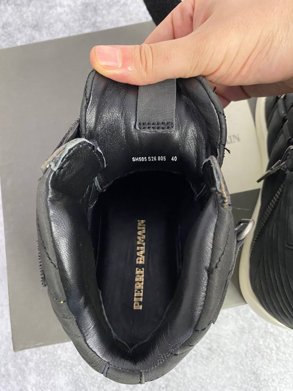 Pierre Balmain Zipped Strap High Top, миниатюра 5