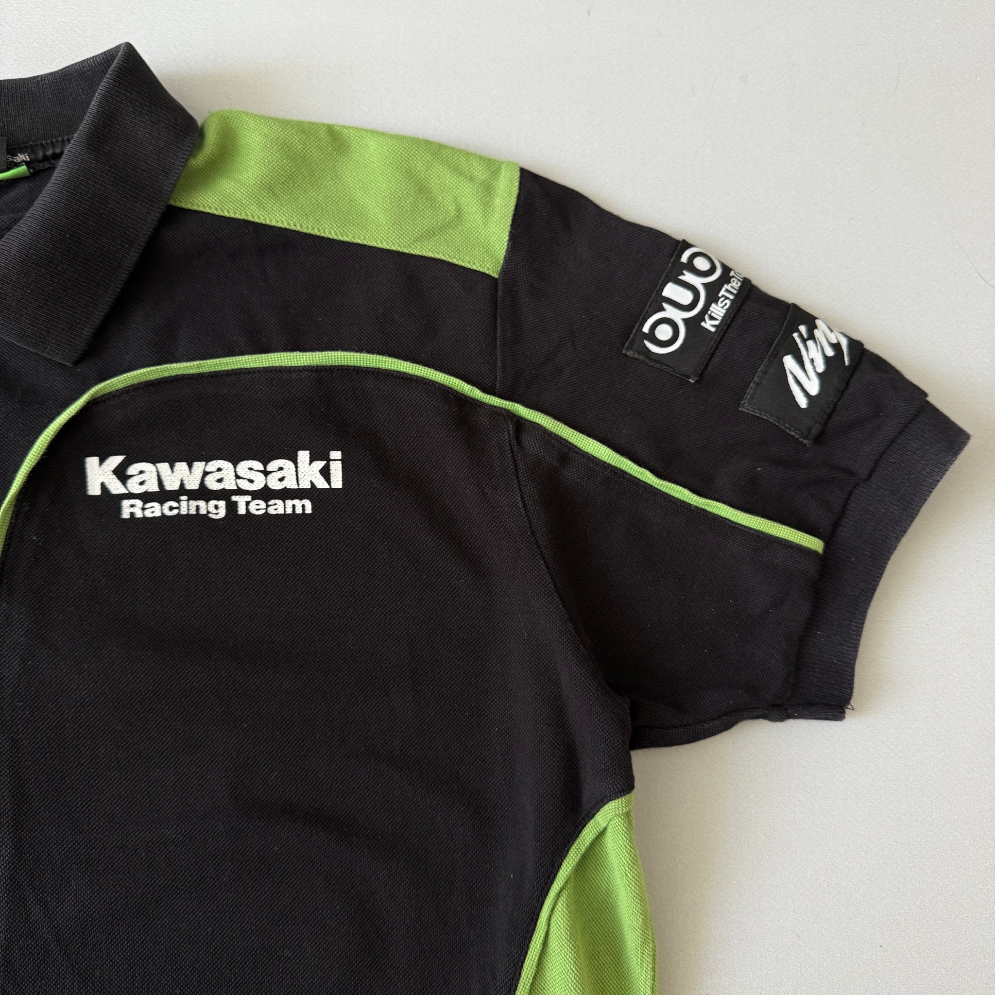 Kawasaki 2000s Racing Team Polo Shirt, миниатюра 5