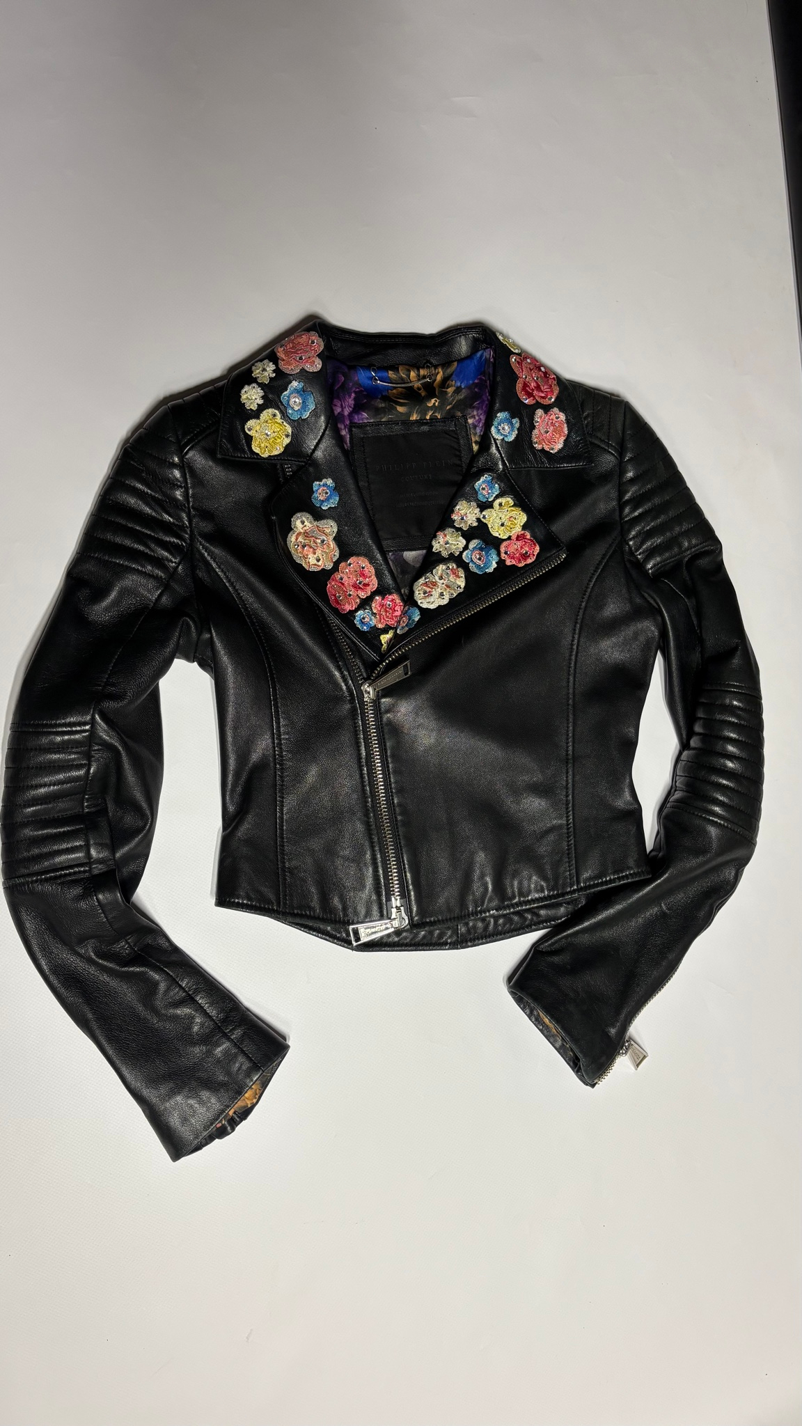 Philipp Plein кожанная куртка, миниатюра 8