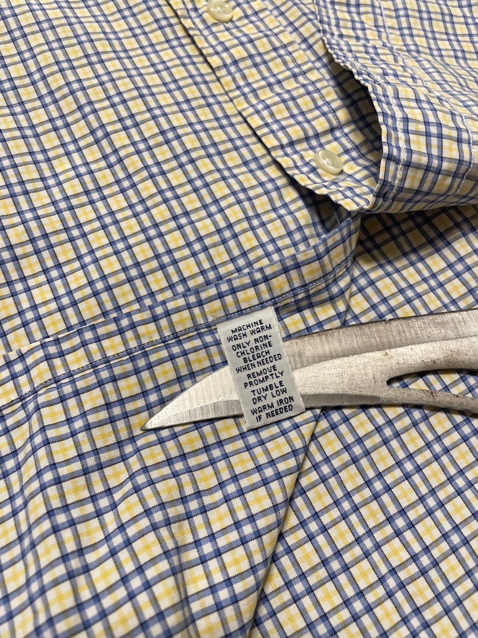 Polo Ralph Lauren Classic Fit Tattersall Oxford Shirt, миниатюра 4