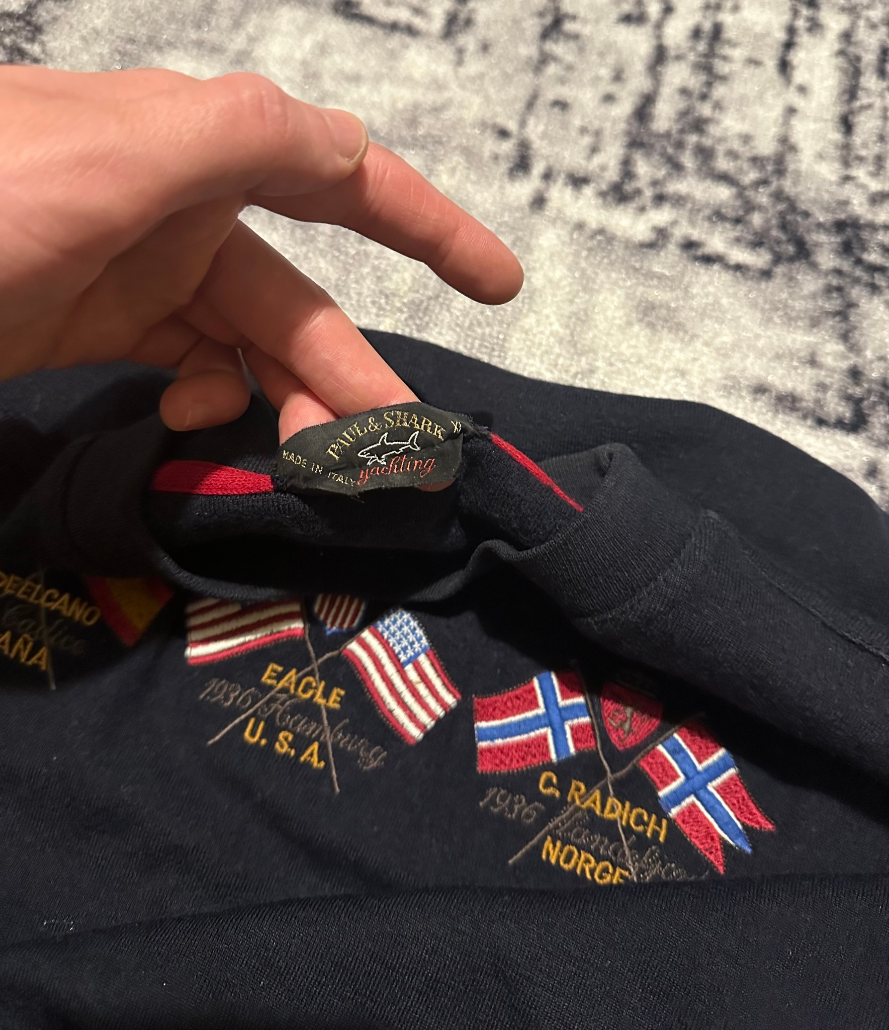 Paul & Shark 00s Old Flags Crewneck, миниатюра 4