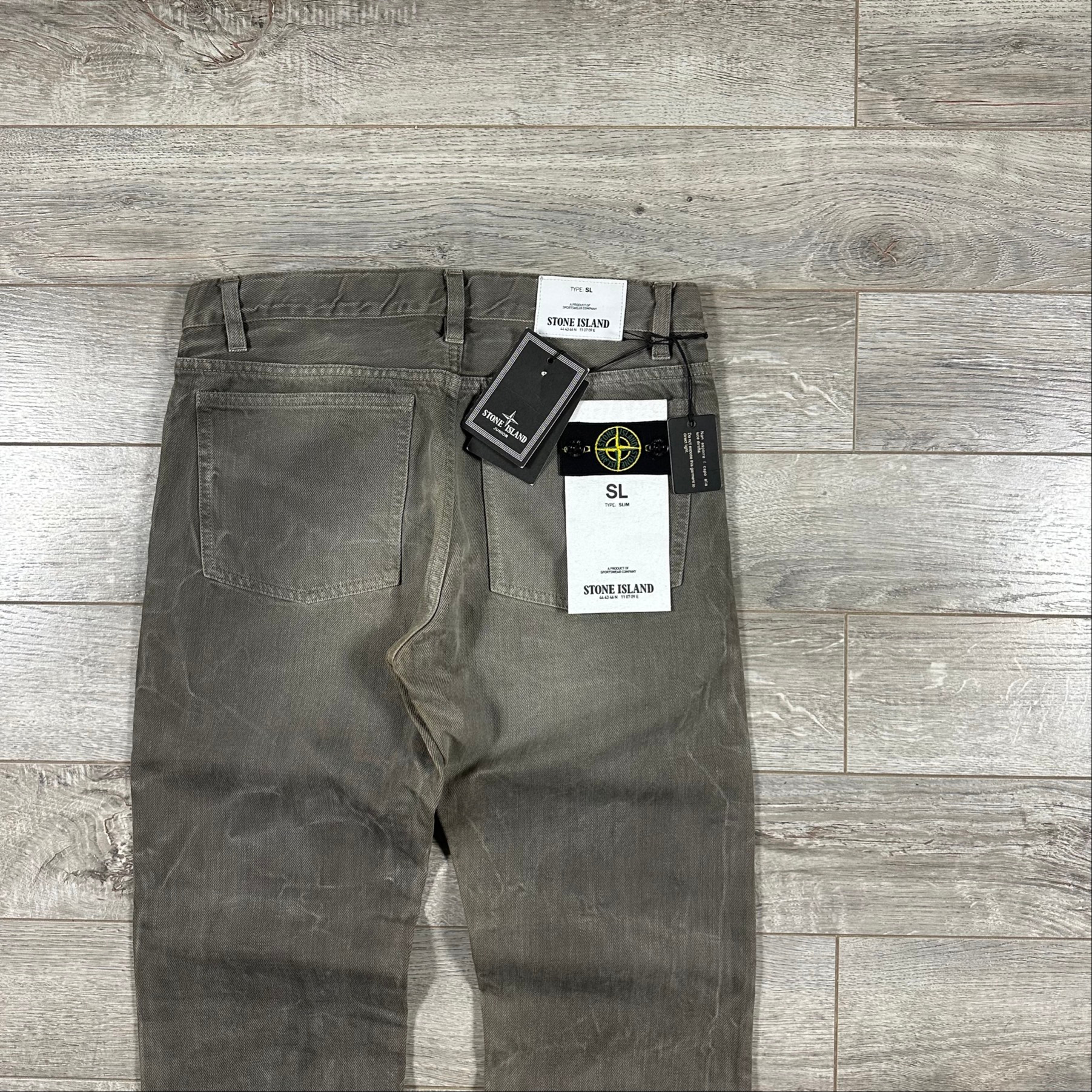 Stone Island Slim Junior Jeans, миниатюра 1