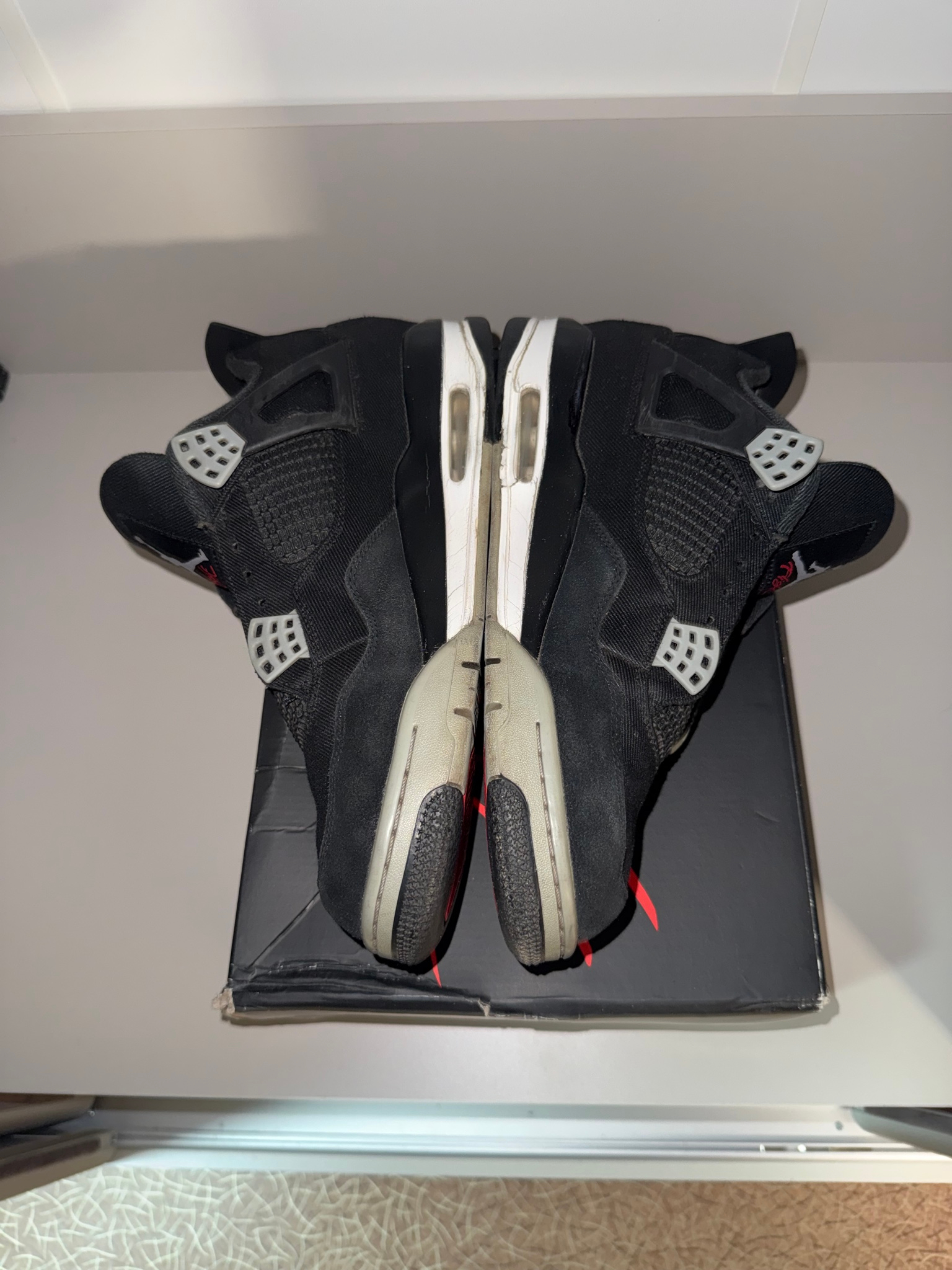 Nike Air Jordan 4 Black Canvas, миниатюра 9