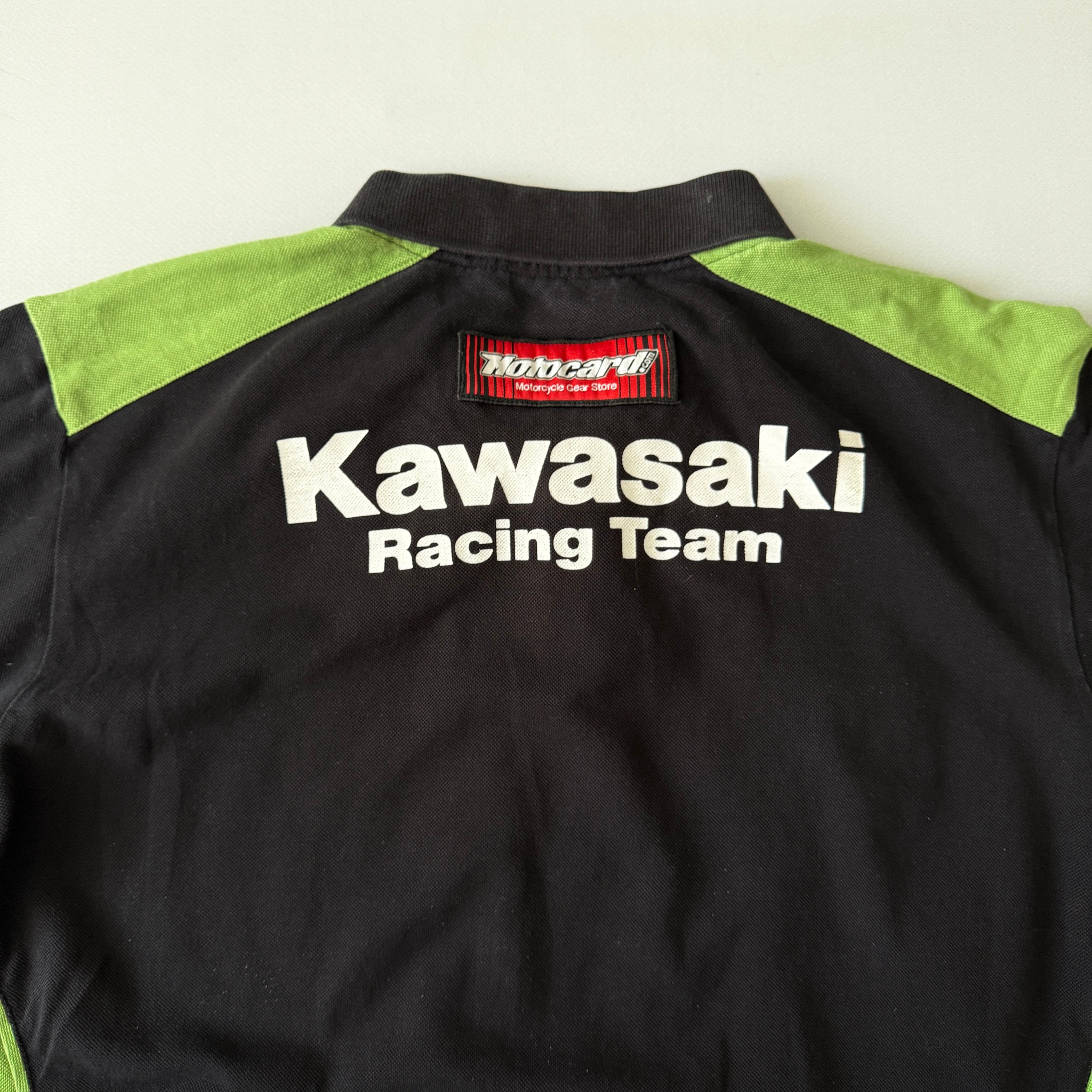 Kawasaki 2000s Racing Team Polo Shirt, миниатюра 7