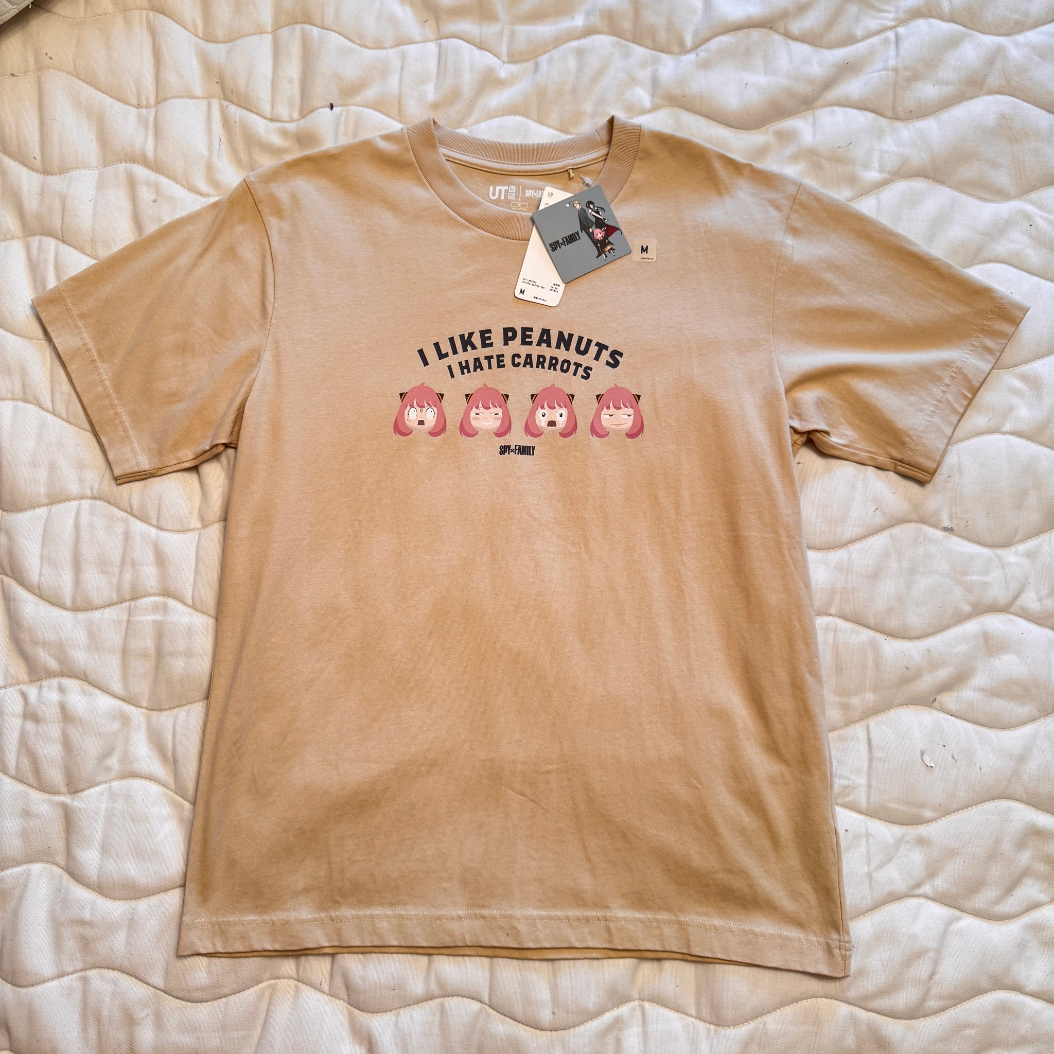 Uniqlo Uniqlo Х Spy X Family Peanuts Cream Tee, миниатюра 1