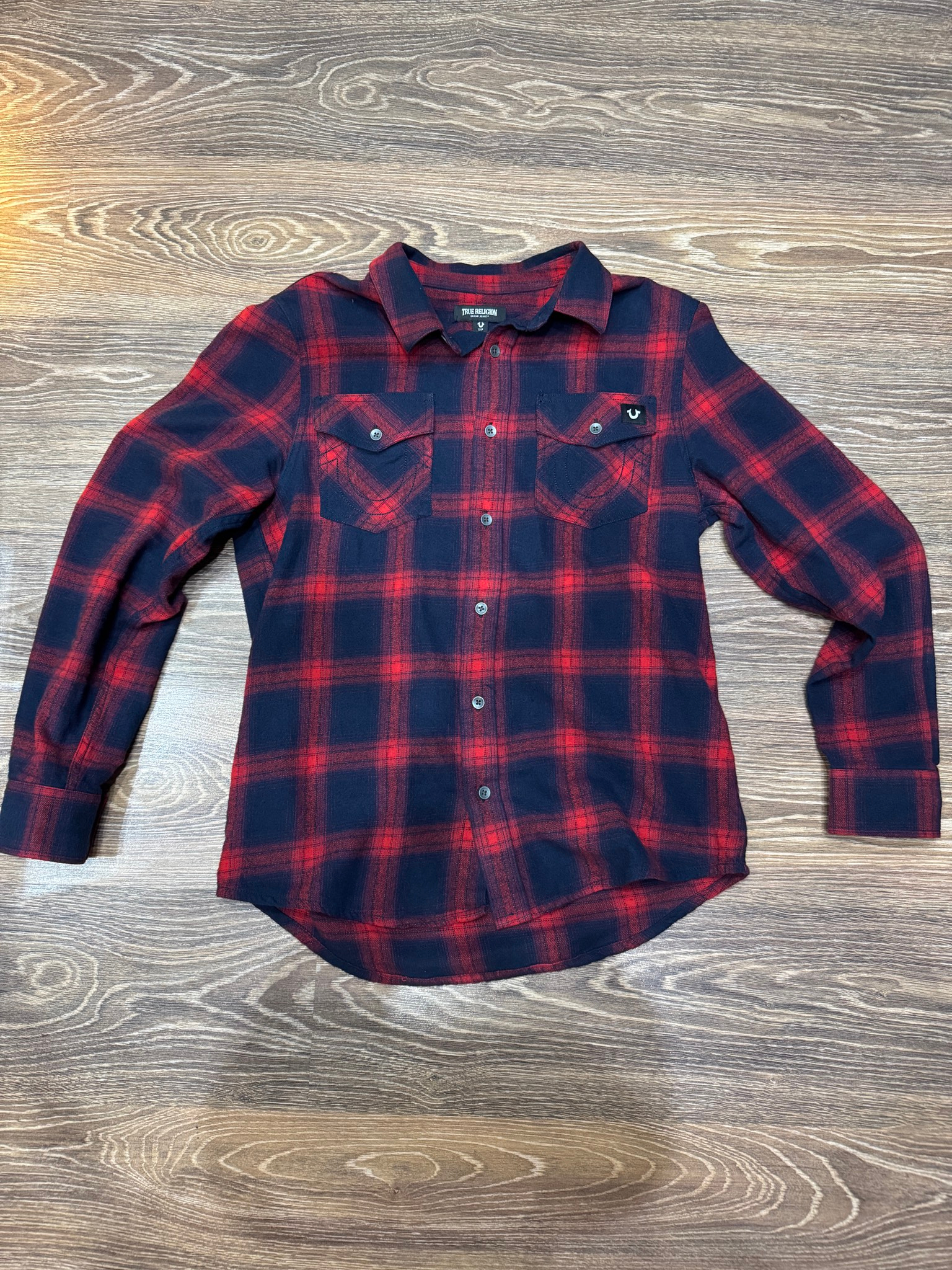 True Religion Plaid Big T Western Shirt, миниатюра 1
