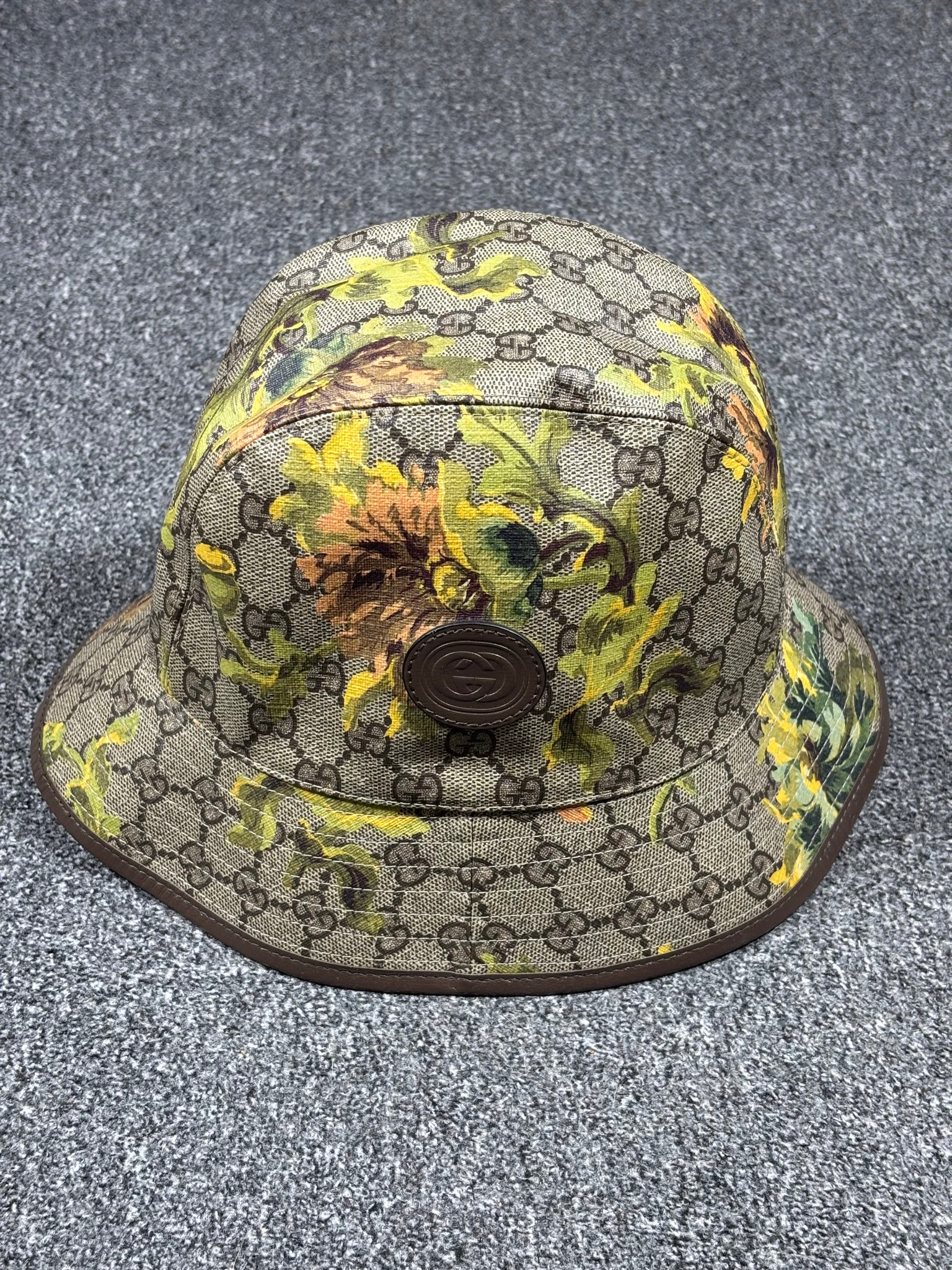 Gucci GG Supreme Dusty Azalea Bucket Hat, миниатюра 1