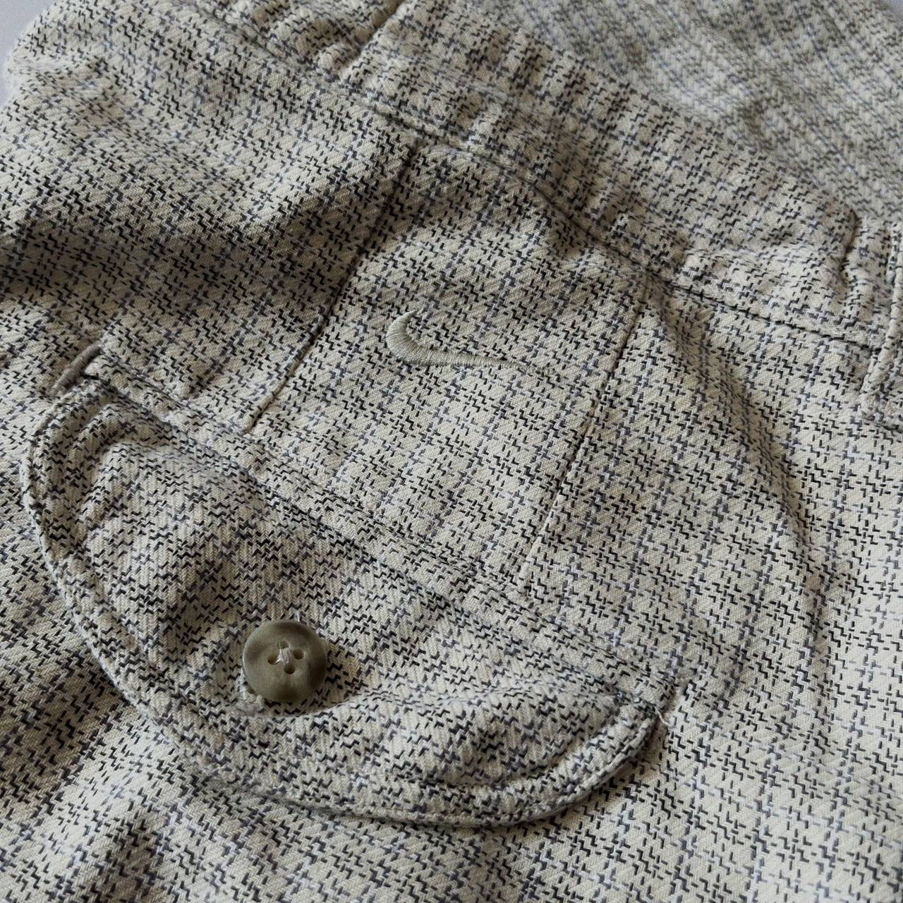 Nike 2000s Vintage Nike Plaid Cotton Shorts, миниатюра 3