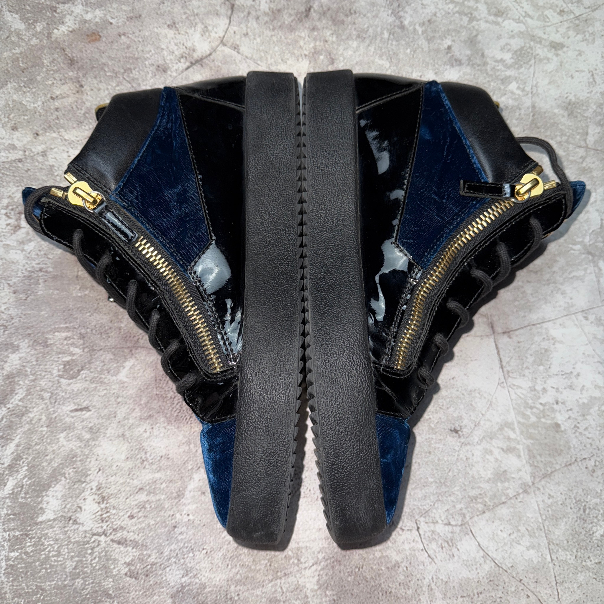 Giuseppe Zanotti Kriss Blue Velvet, миниатюра 3