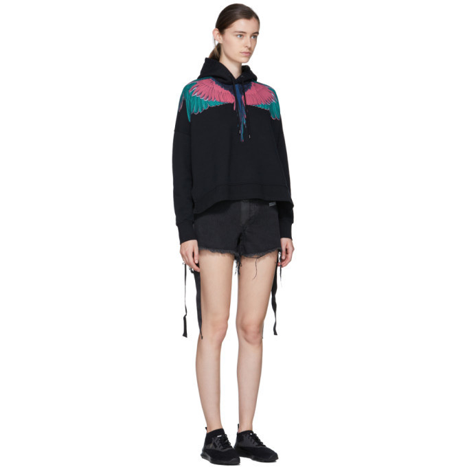 Marcelo Burlon Color Wing Poncho Hoodie, миниатюра 2