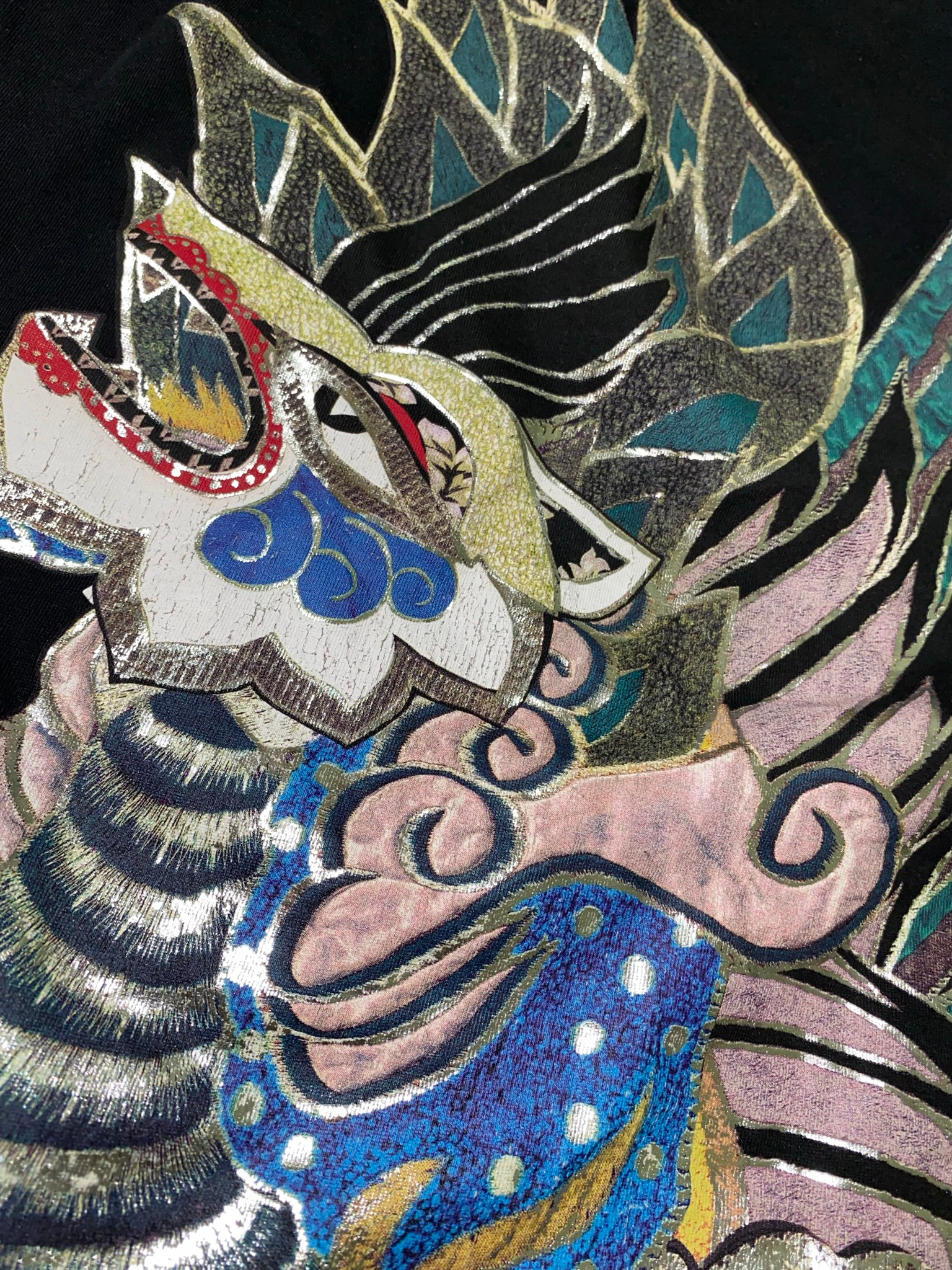 Roberto Cavalli Foil dragon tee Pre-Fall 2014/15, миниатюра 4