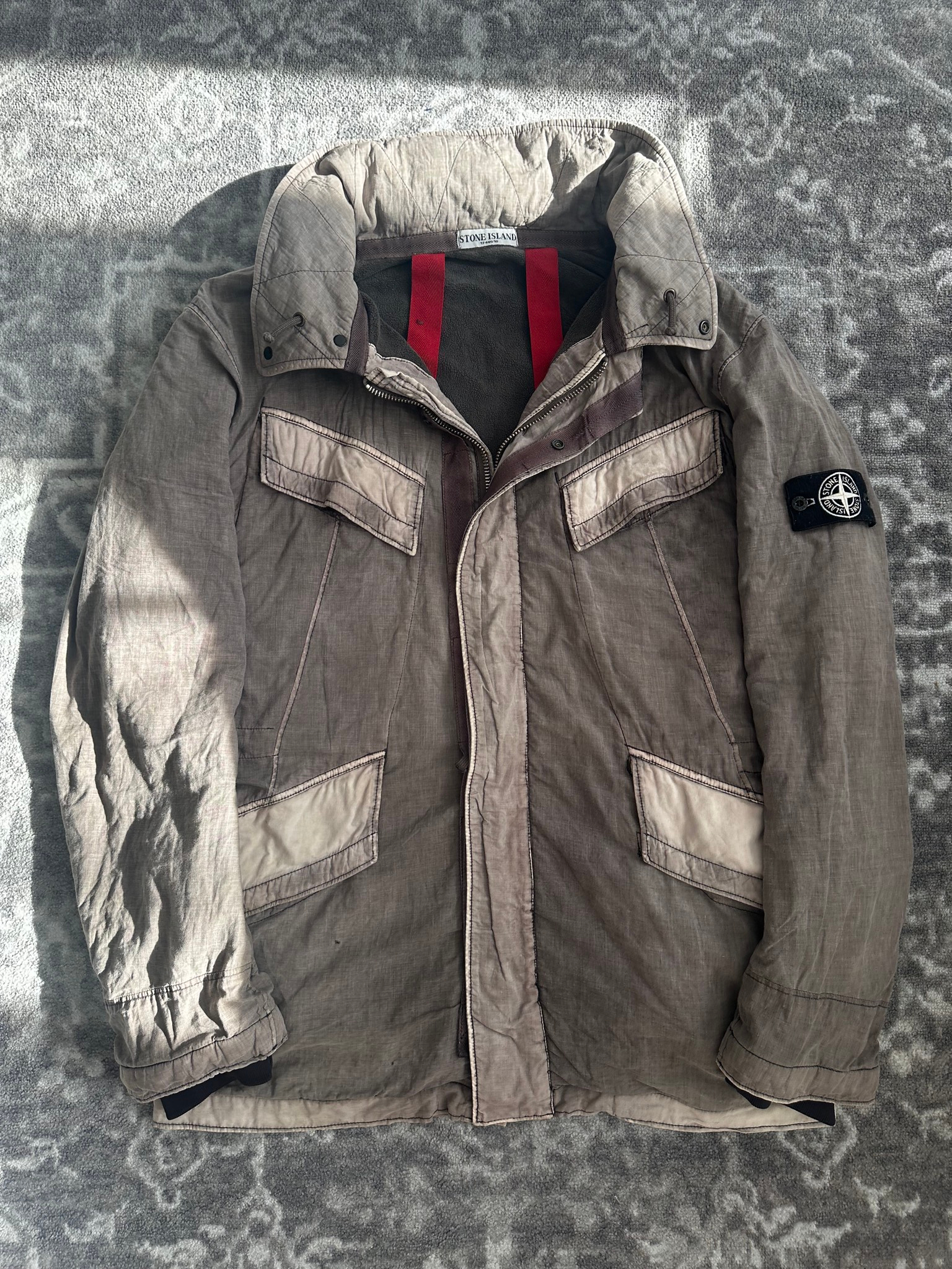 Stone Island AW 2006 Coated Cotton Field Jacket, миниатюра 8
