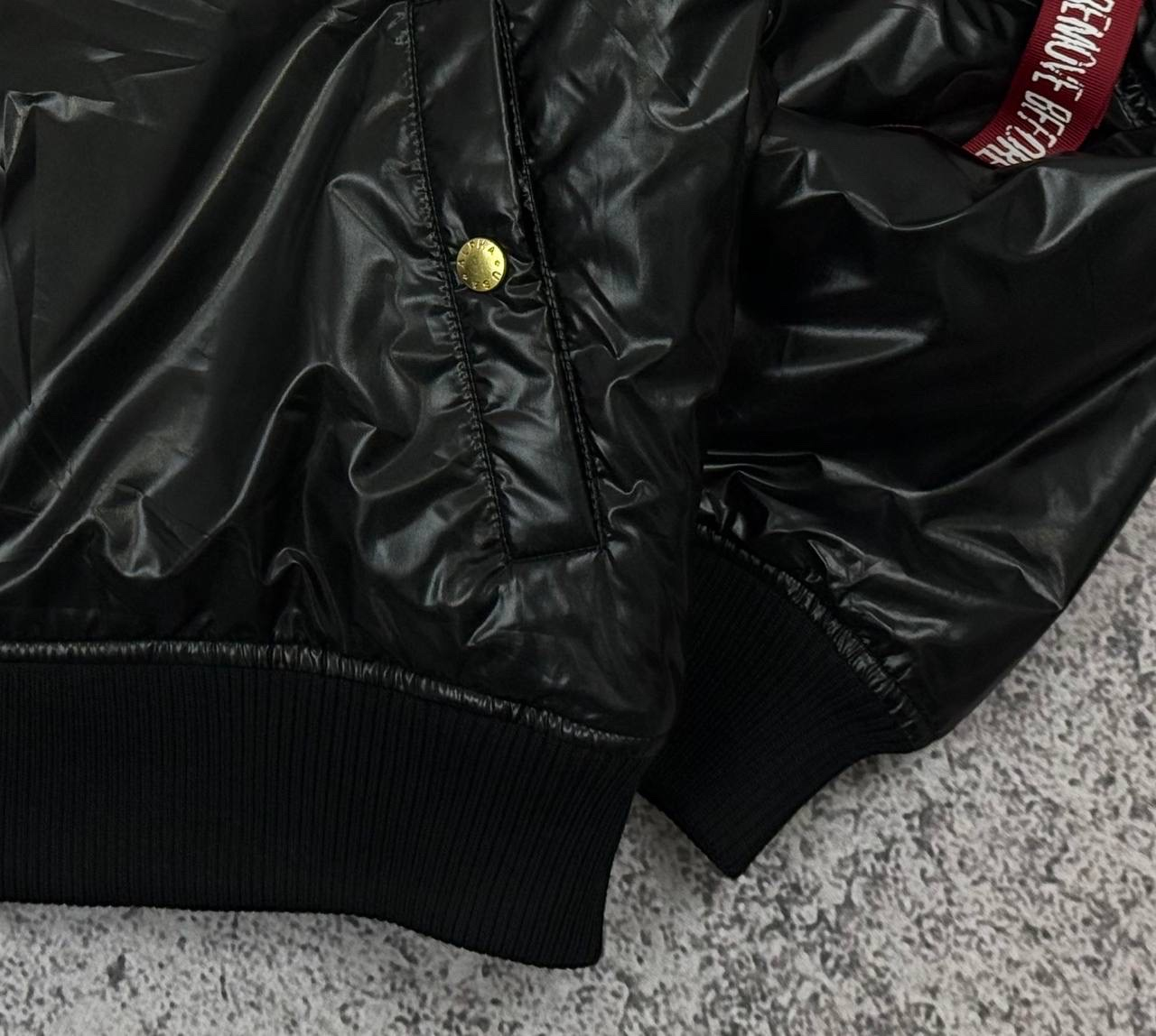 Alpha Industries  MA-1 Puffy Glossy Bomber Jacket, миниатюра 7