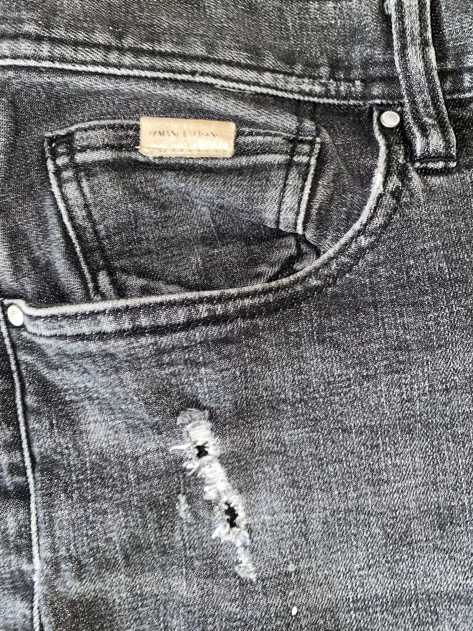 Armani Exchange J13 painted + distressed jeans, миниатюра 3