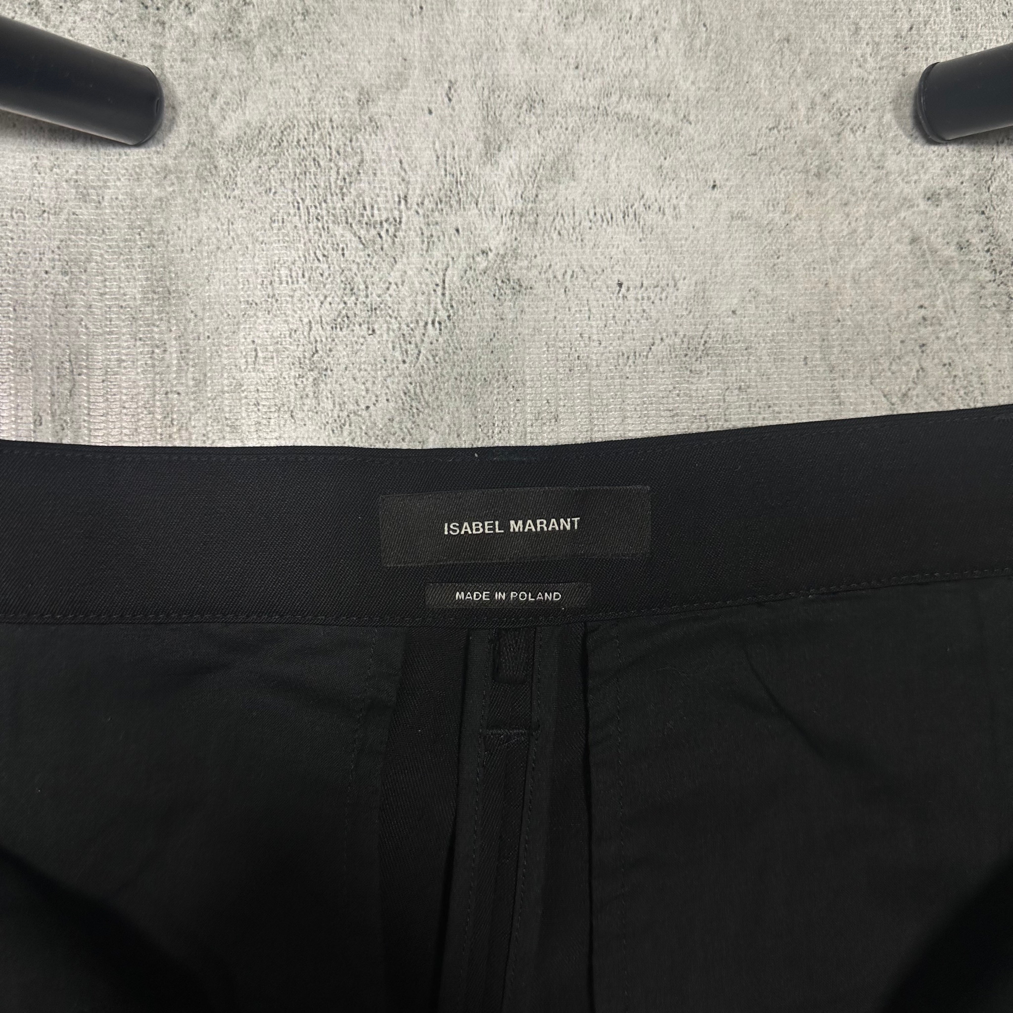 Isabel Marant Wool Slim high-slung trousers, миниатюра 3