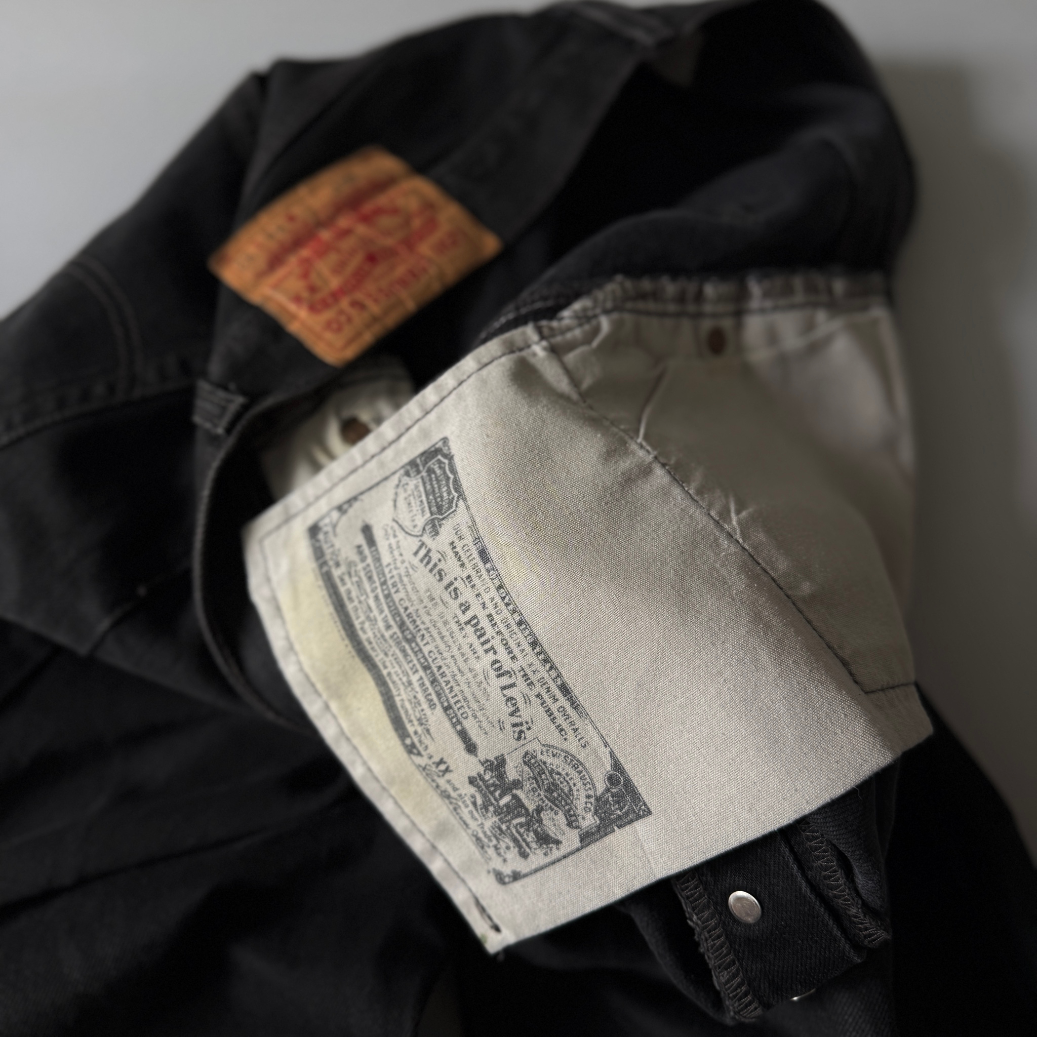 Levi's 2006 Vtg OG Black Washes 501, миниатюра 7