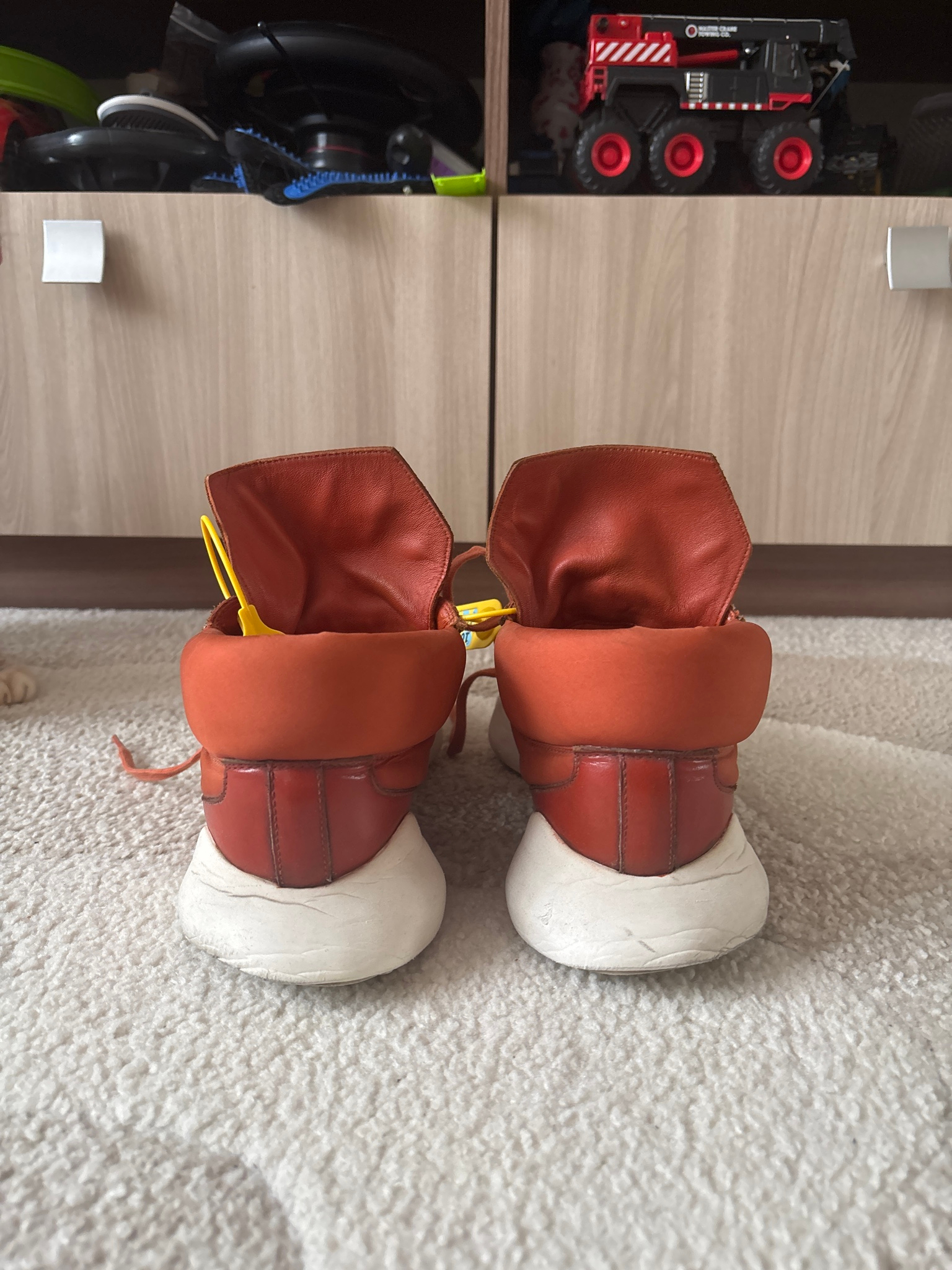 Rick Owens x Adidas Runner fox orange, миниатюра 2