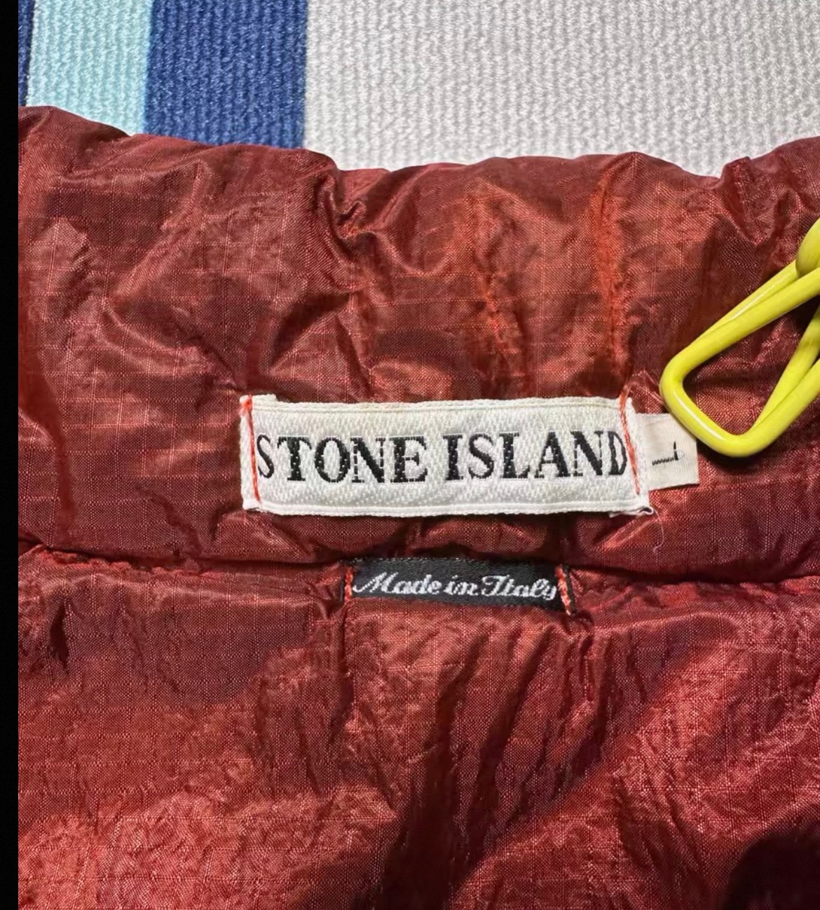 Stone Island 1995AW Vintage Nylon Ripstop Puffer Jacket, миниатюра 3