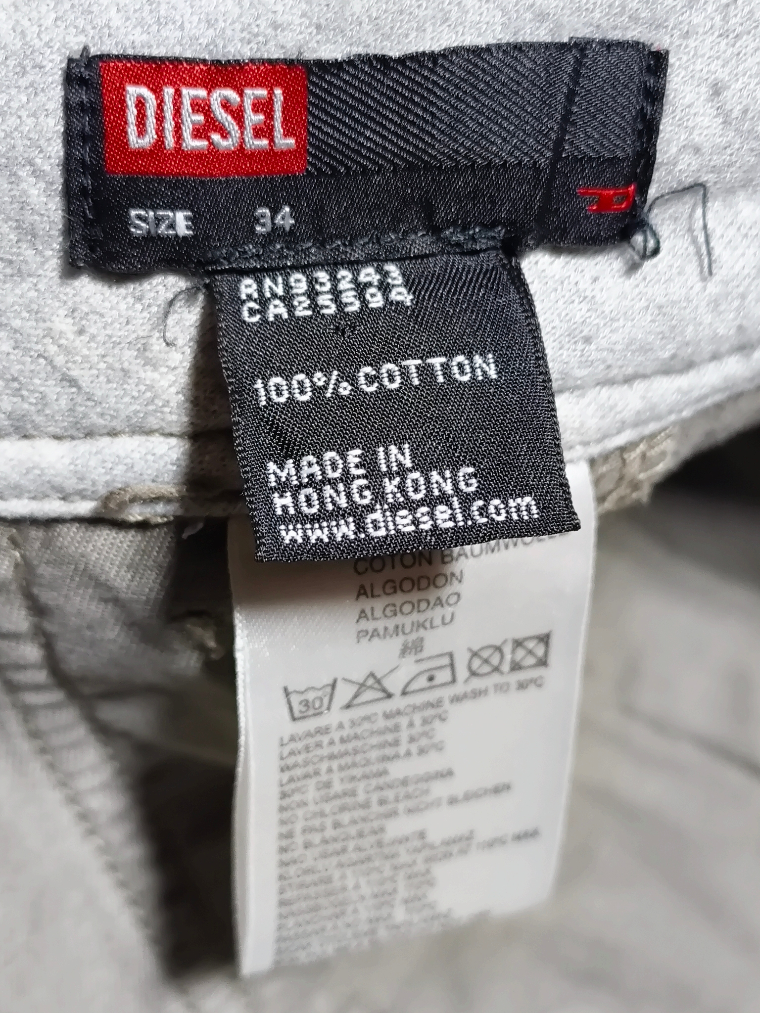Diesel Bandit cyrillic pants, миниатюра 3
