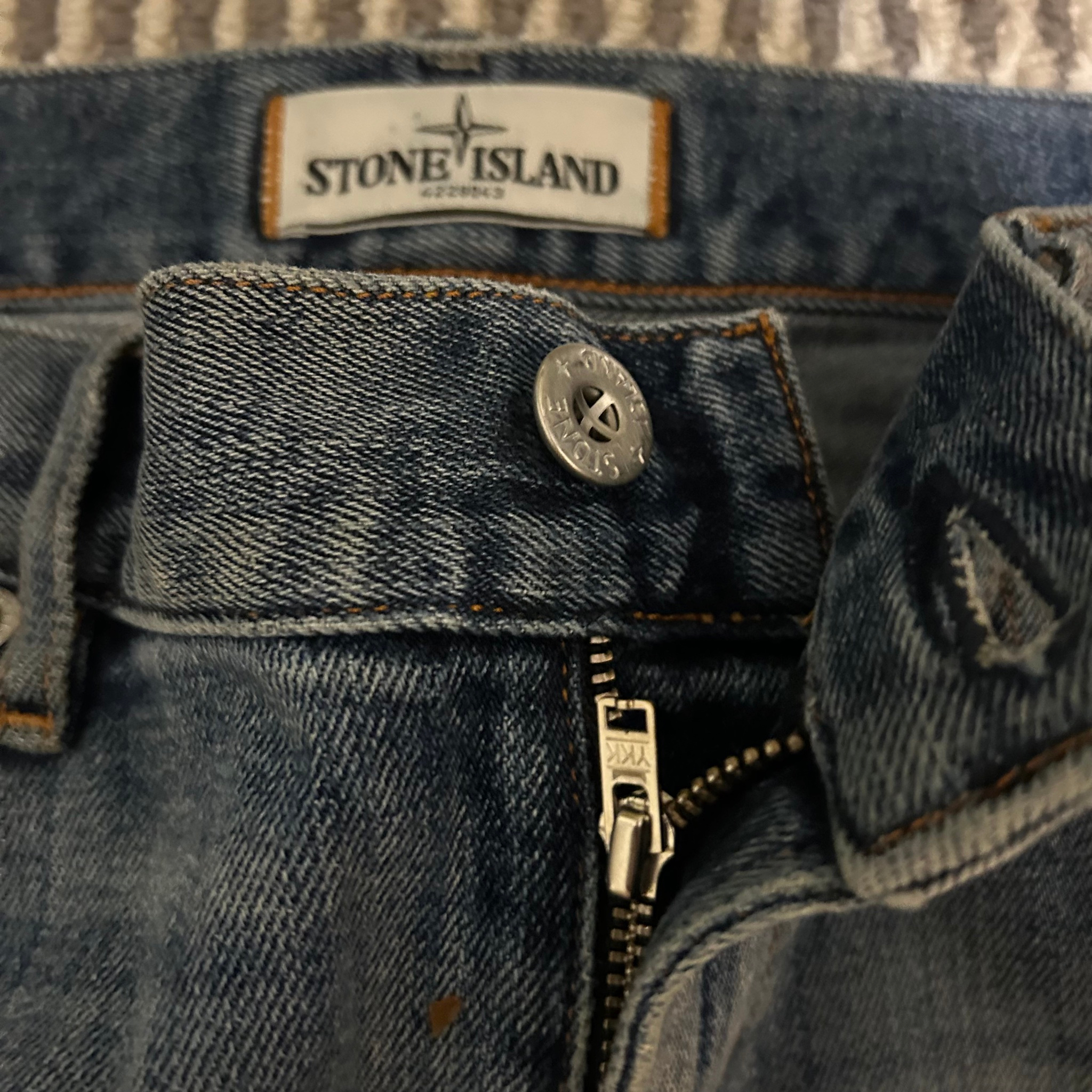 Stone Island Rare Vintage Distressed Jeans, миниатюра 5