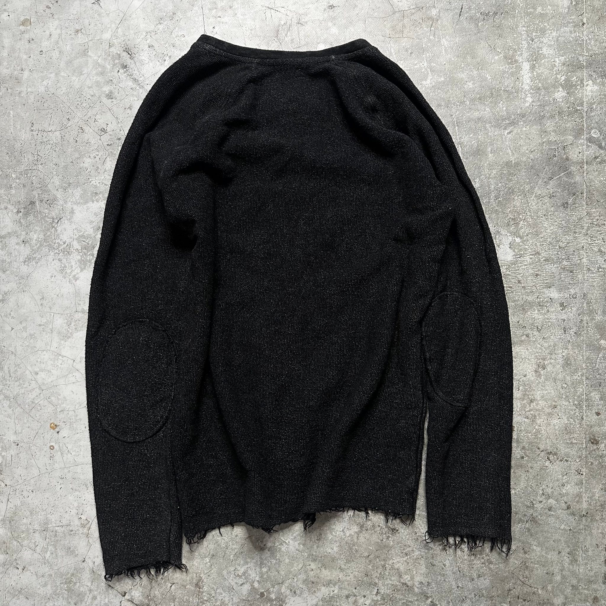 Never Enough Asymmetrical Grunge distressed sweatshirt, миниатюра 3