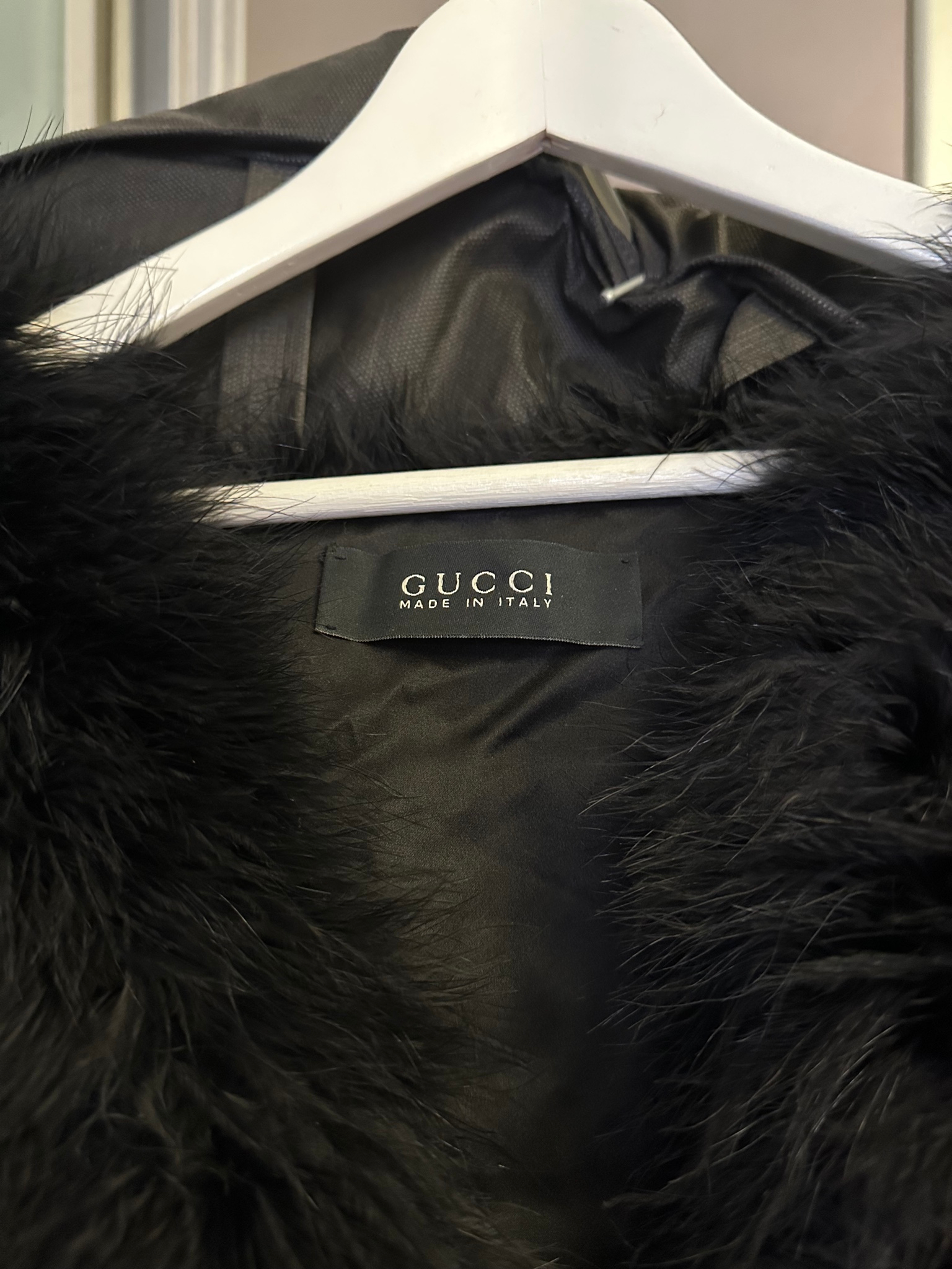 Gucci Marabou Feather Bolero / Cropped Jacket, миниатюра 3