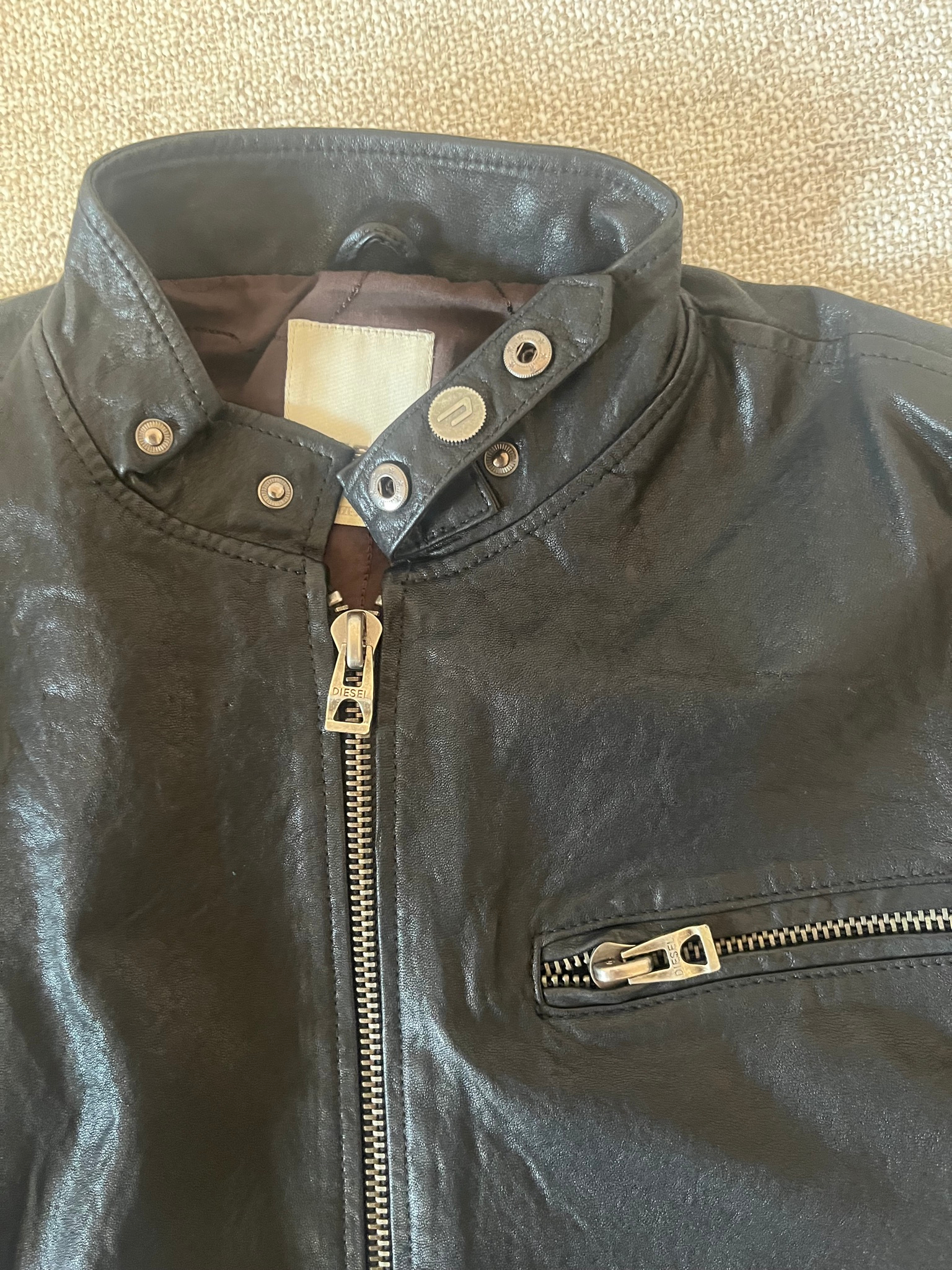 Diesel Кожаная куртка, миниатюра 5