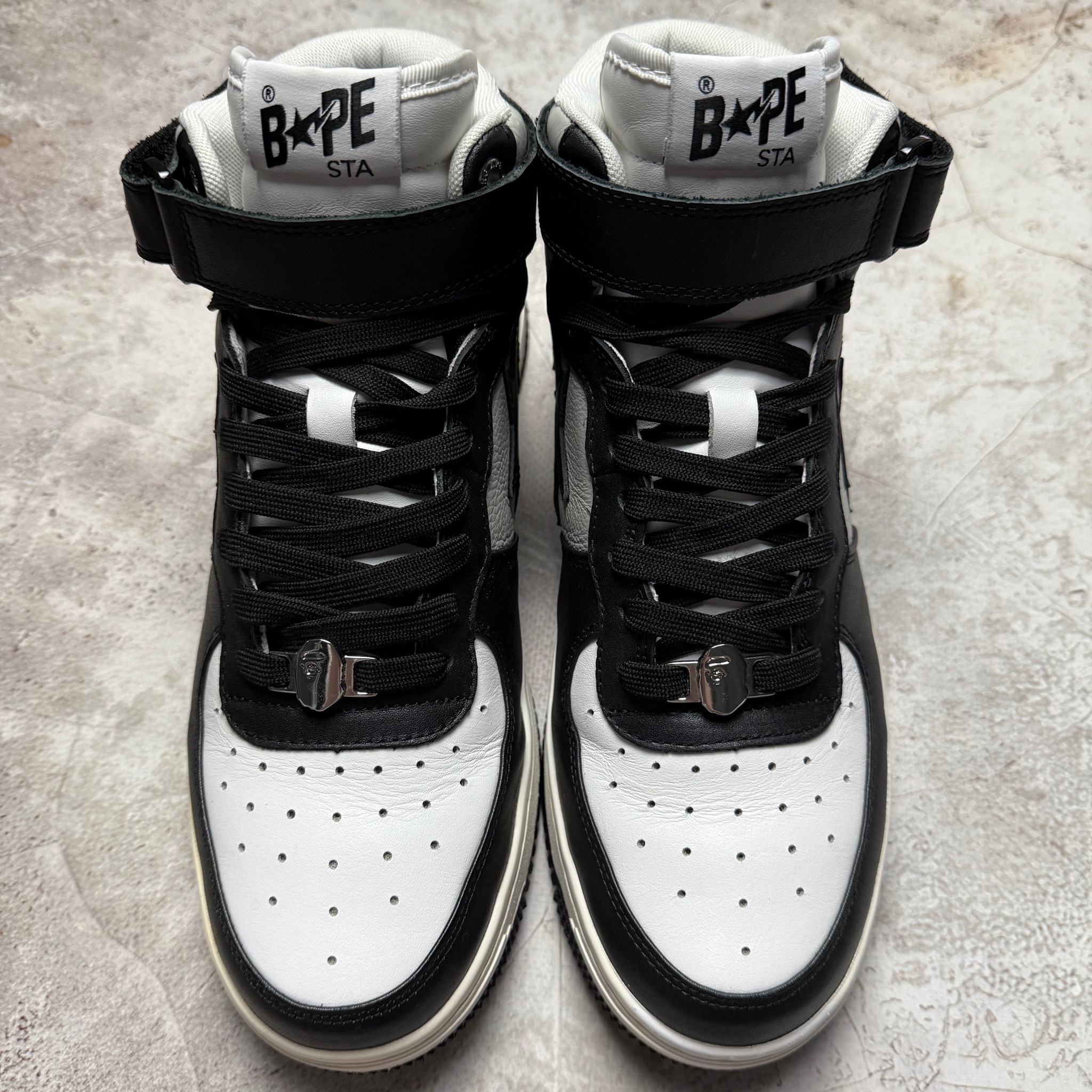 BAPE STA Mid White Black, миниатюра 4